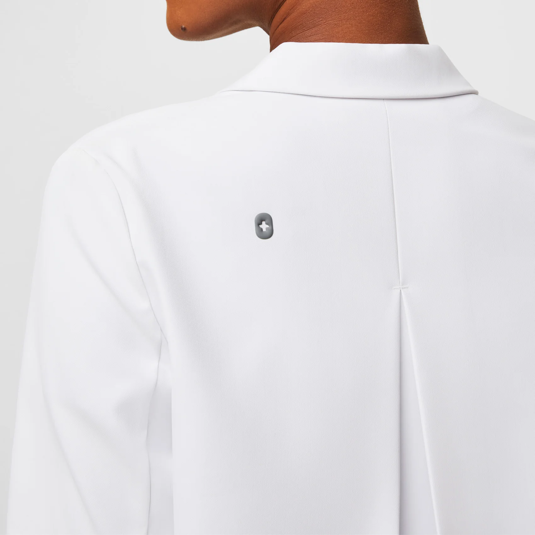 Women's White Bellevue - Short Lab Coat - Image 4