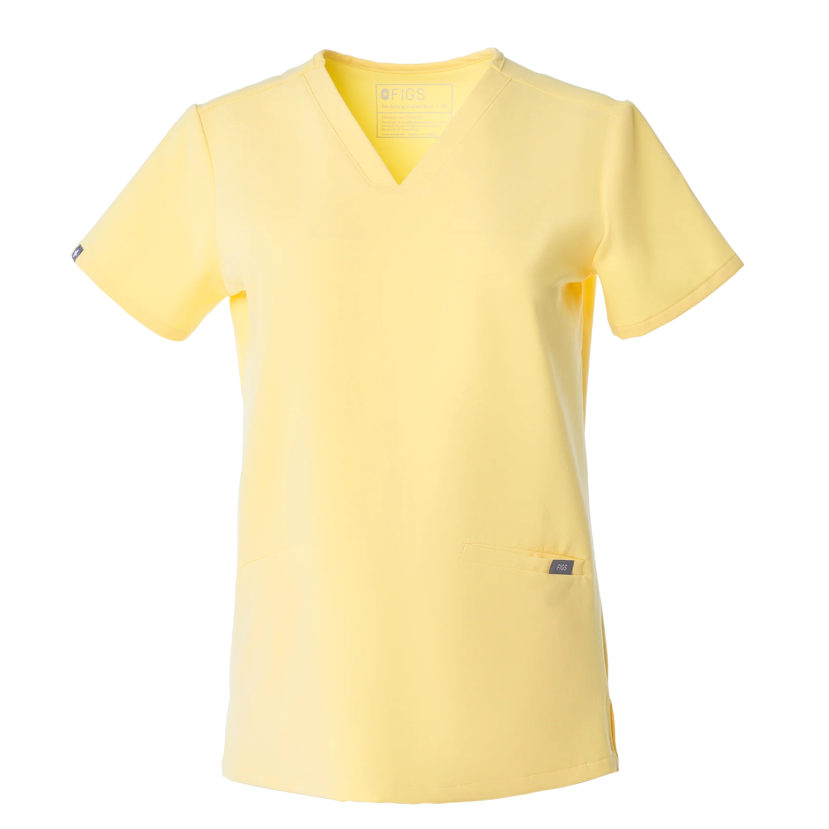 women's Butter Yellow Casma - Three-Pocket Scrub Top™ - Image 8