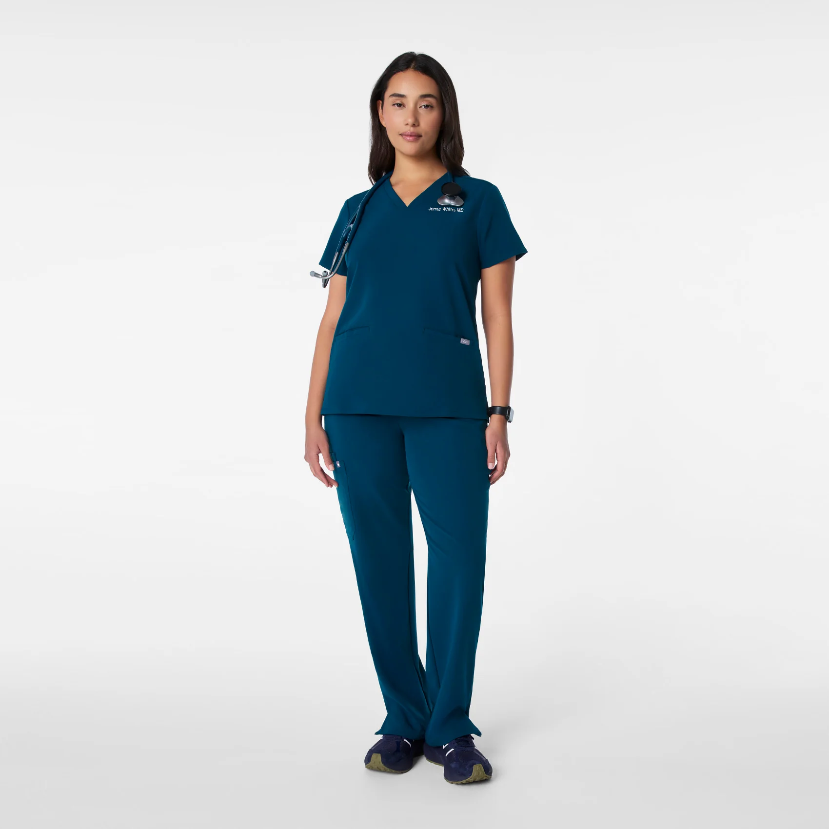 women's Deep Reef Casma - Three-Pocket Scrub Top™ - Image 2