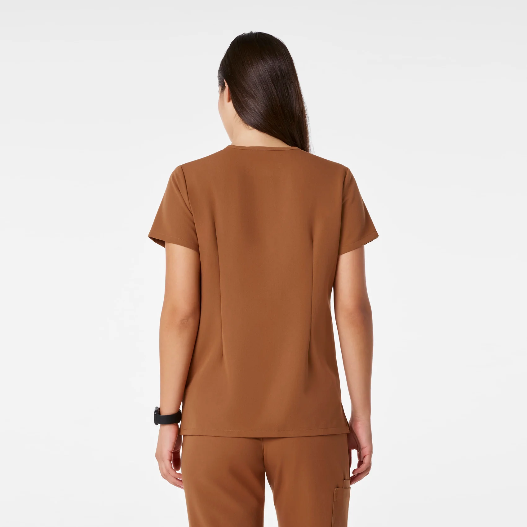 women's Mocha Casma - Three-Pocket Scrub Top™ - Image 4