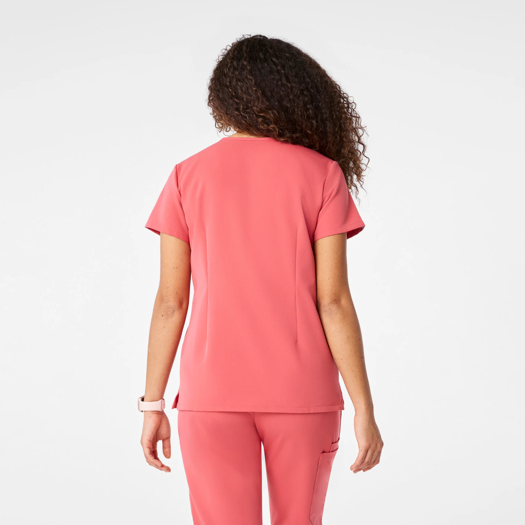women's Pulmonary Pink Casma - Three-Pocket Scrub Top™ - Image 4