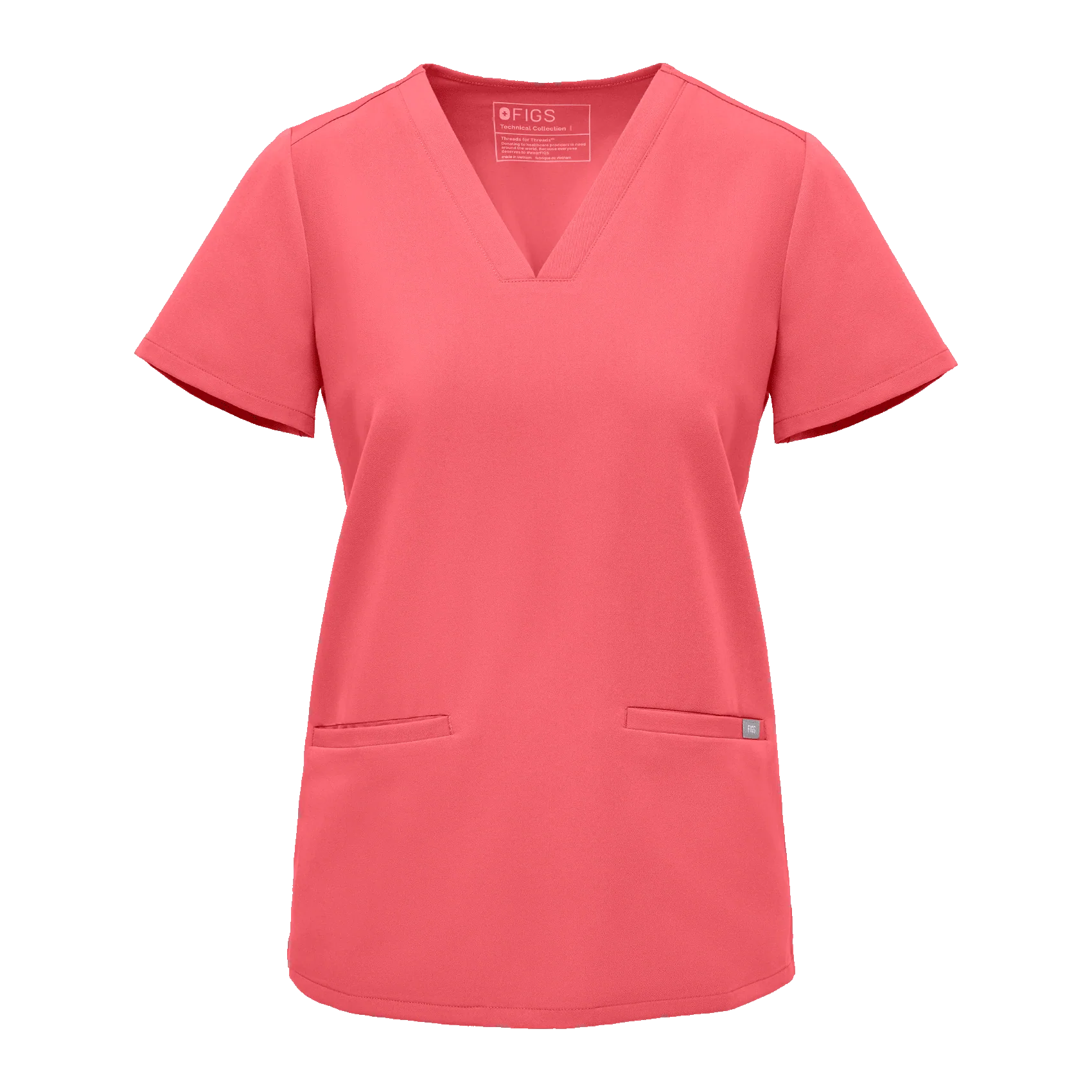 women's Pulmonary Pink Casma - Three-Pocket Scrub Top™ - Image 8