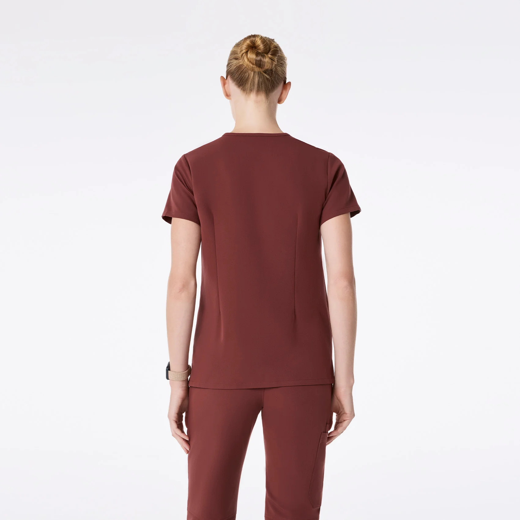 women's Walnut Casma - Three-Pocket Scrub Top™ - Image 4