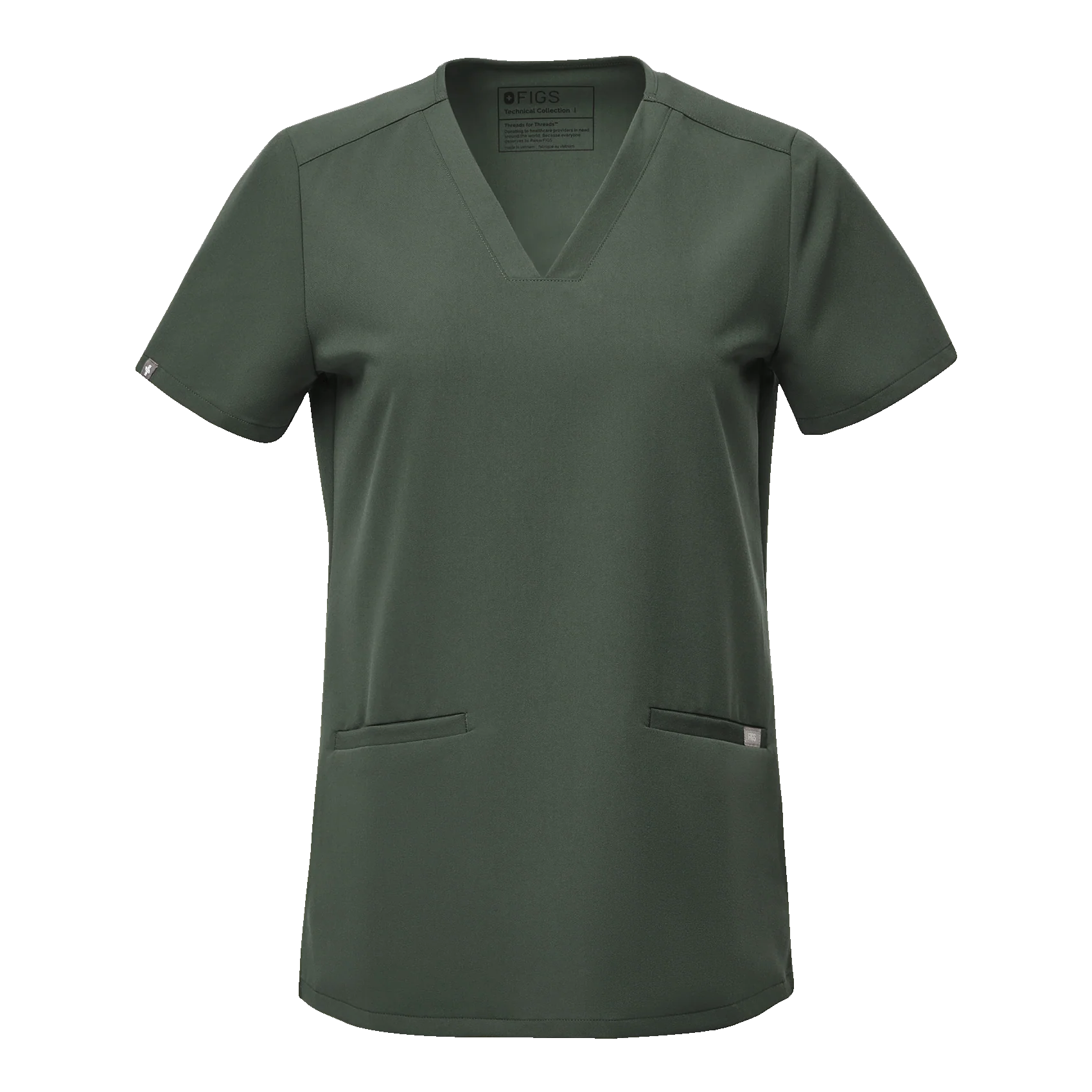 women's Moss Casma™ - Three-Pocket Scrub Top - Image 7