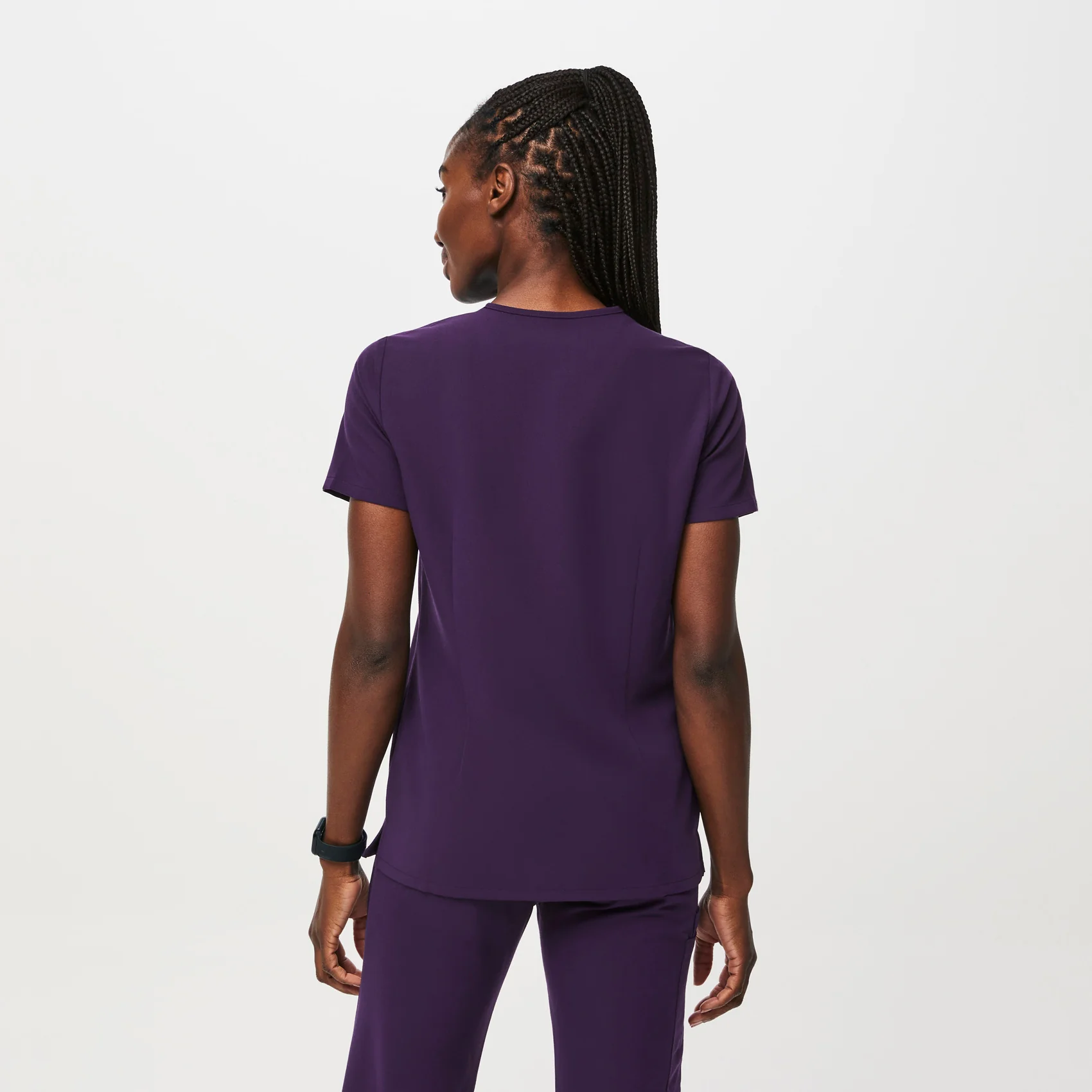 women's Purple Jam Casma™- Three-Pocket Scrub Top (3XL - 6XL) - Image 4