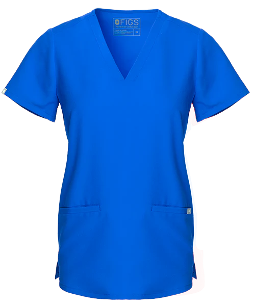Women's Royal Blue Casma⢠- Three-Pocket Scrub Top - Image 7