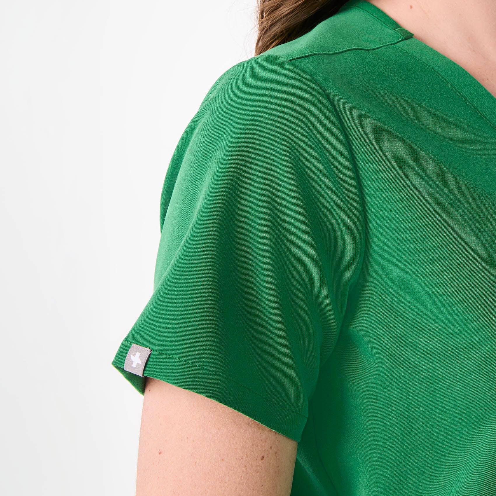 women's Indocyanine Green Casma - Three-Pocket Scrub Top⢠- Image 6
