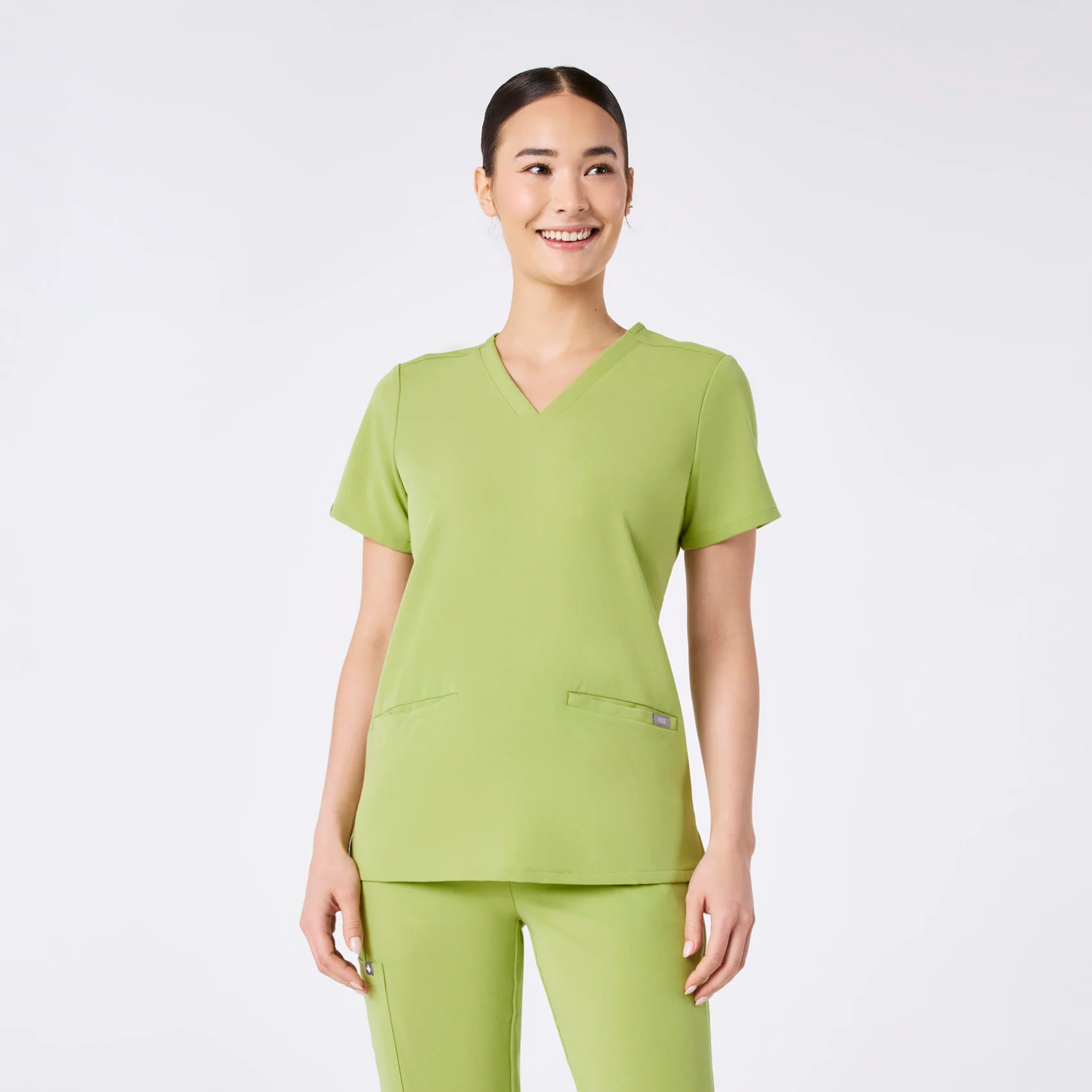 women's Matcha Casma - Three-Pocket Scrub Top™