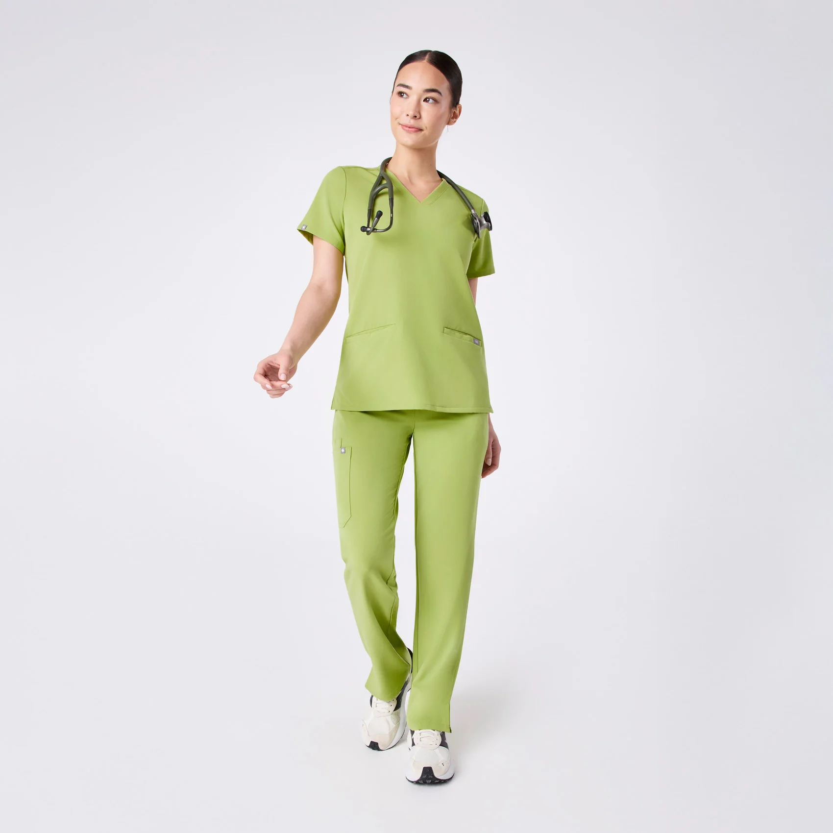 women's Matcha Casma - Three-Pocket Scrub Top™ - Image 2