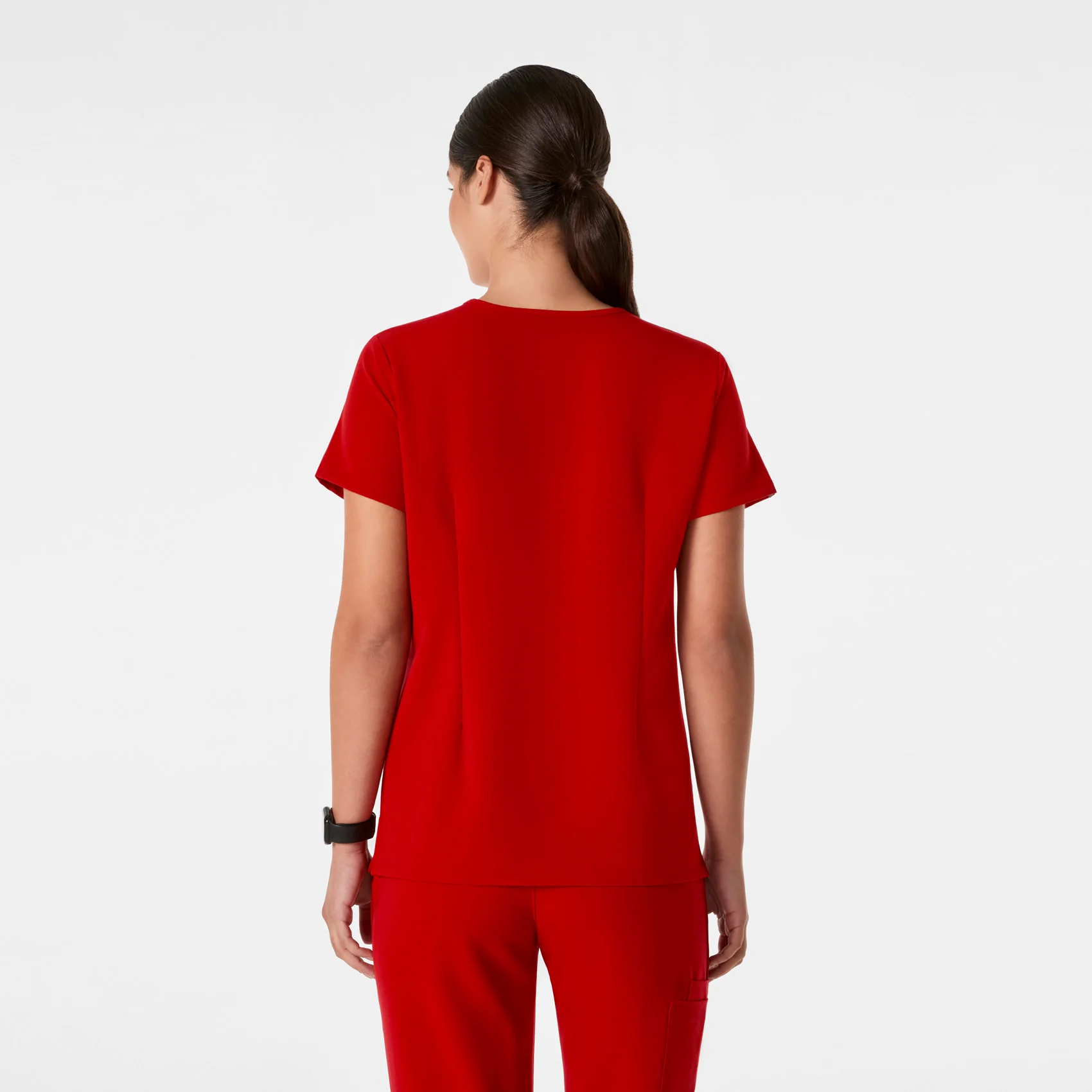 women's Winning Red Casma - Three-Pocket Scrub Top™ - Image 4