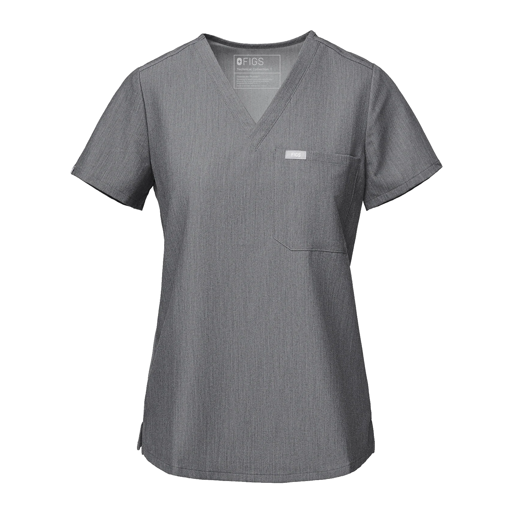 Women's Graphite Catarina™ - One-Pocket Scrub Top - Image 10