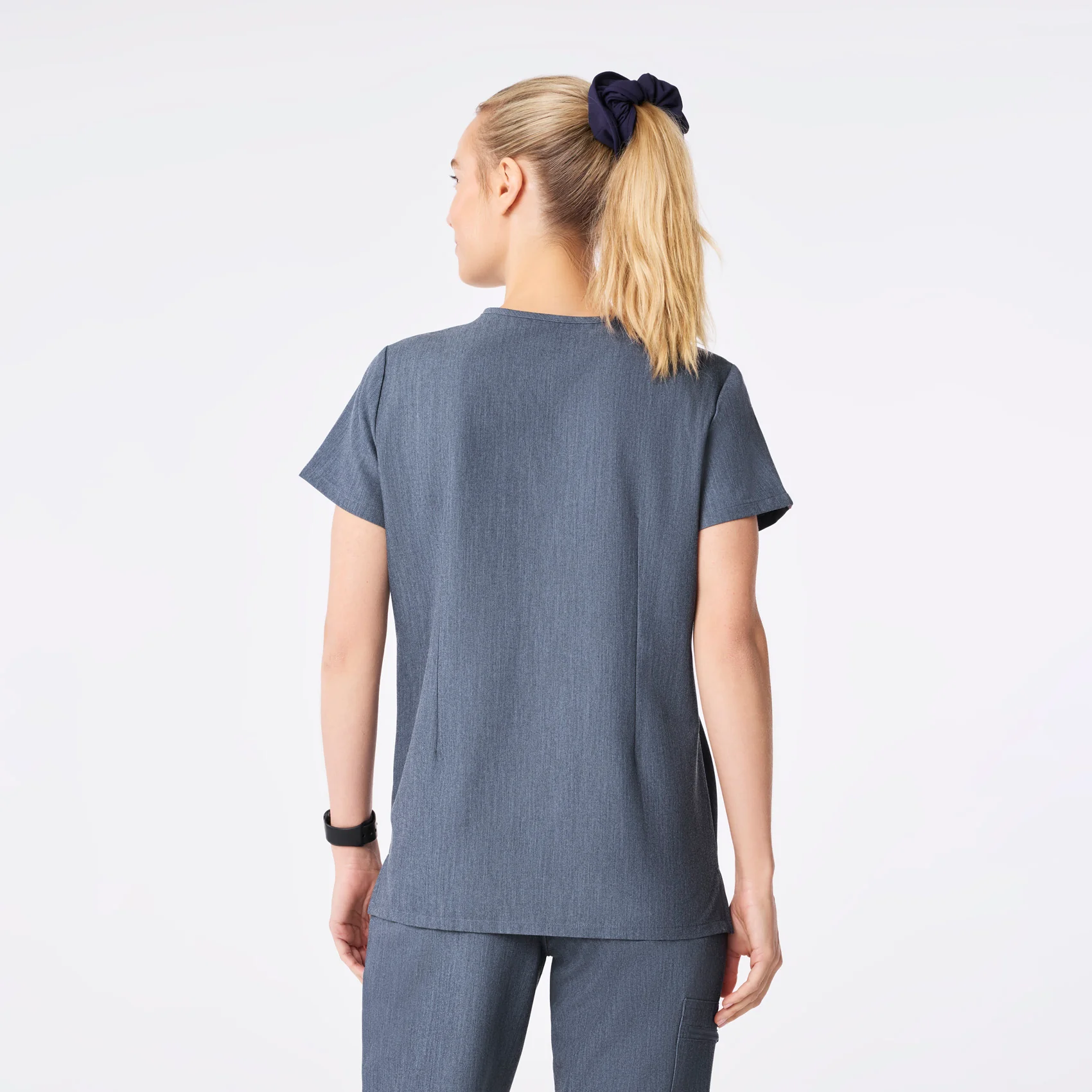women's Heather Denim Catarina - One-Pocket Scrub Top™ - Image 4