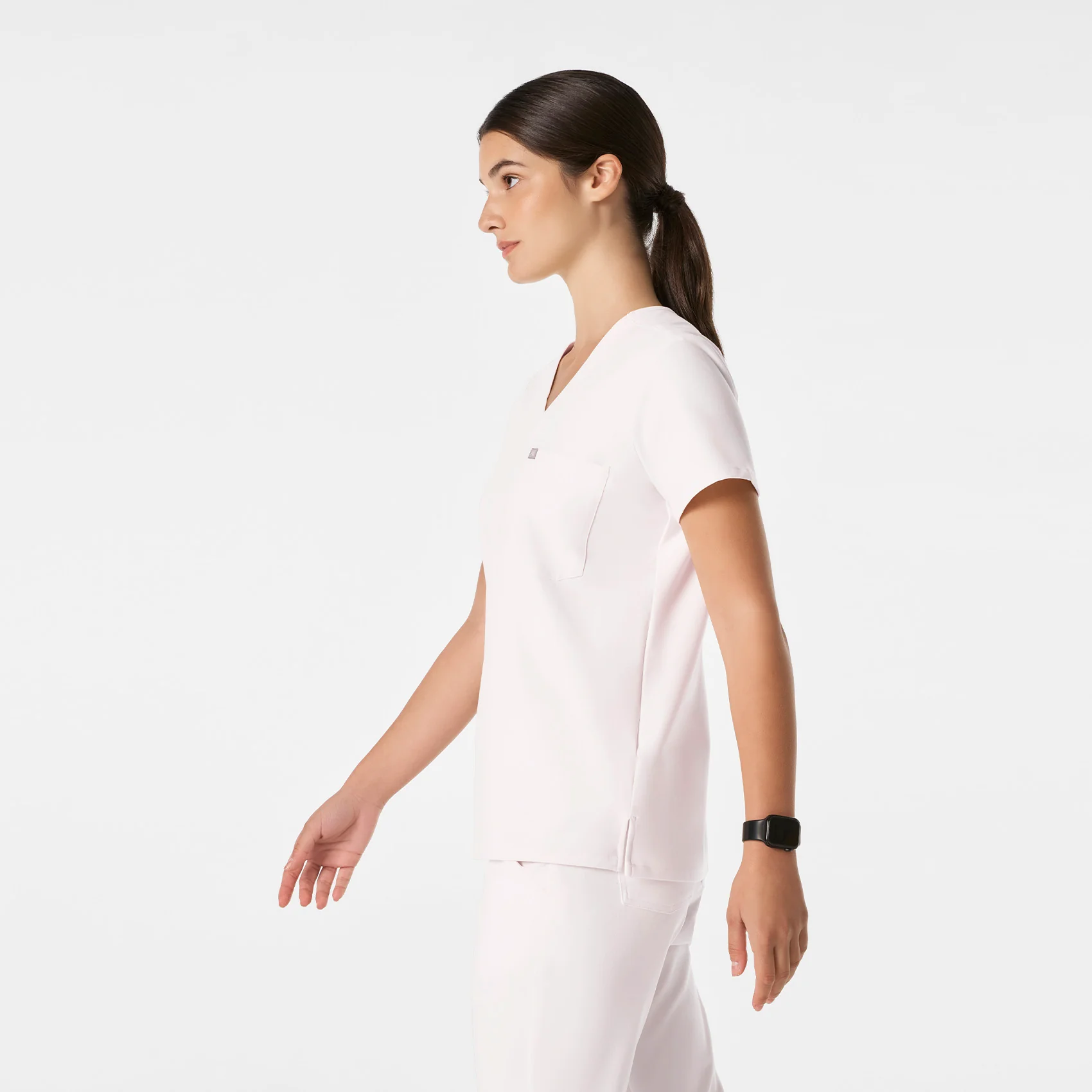 women's Off White Catarina - One-Pocket Scrub Top™ - Image 3