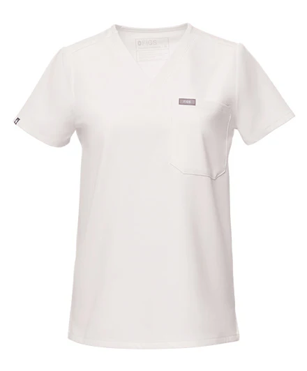 women's Off White Catarina - One-Pocket Scrub Top™ - Image 8