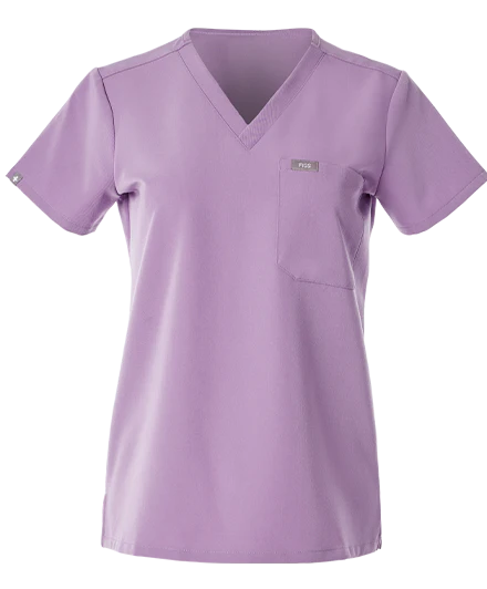 women's Purple Haze Catarina Petite - One-Pocket Scrub Top™ - Image 9