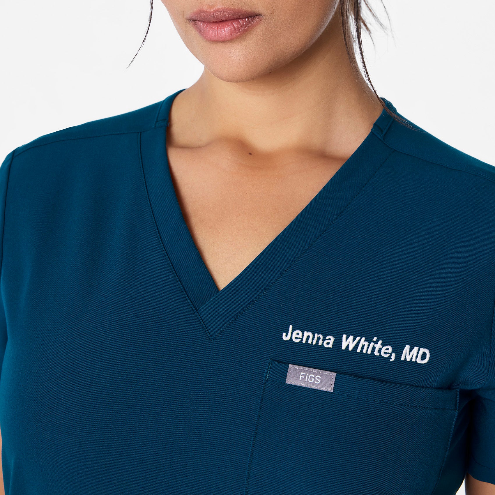women's Deep Reef Catarina - One-Pocket Scrub Top™ - Image 6