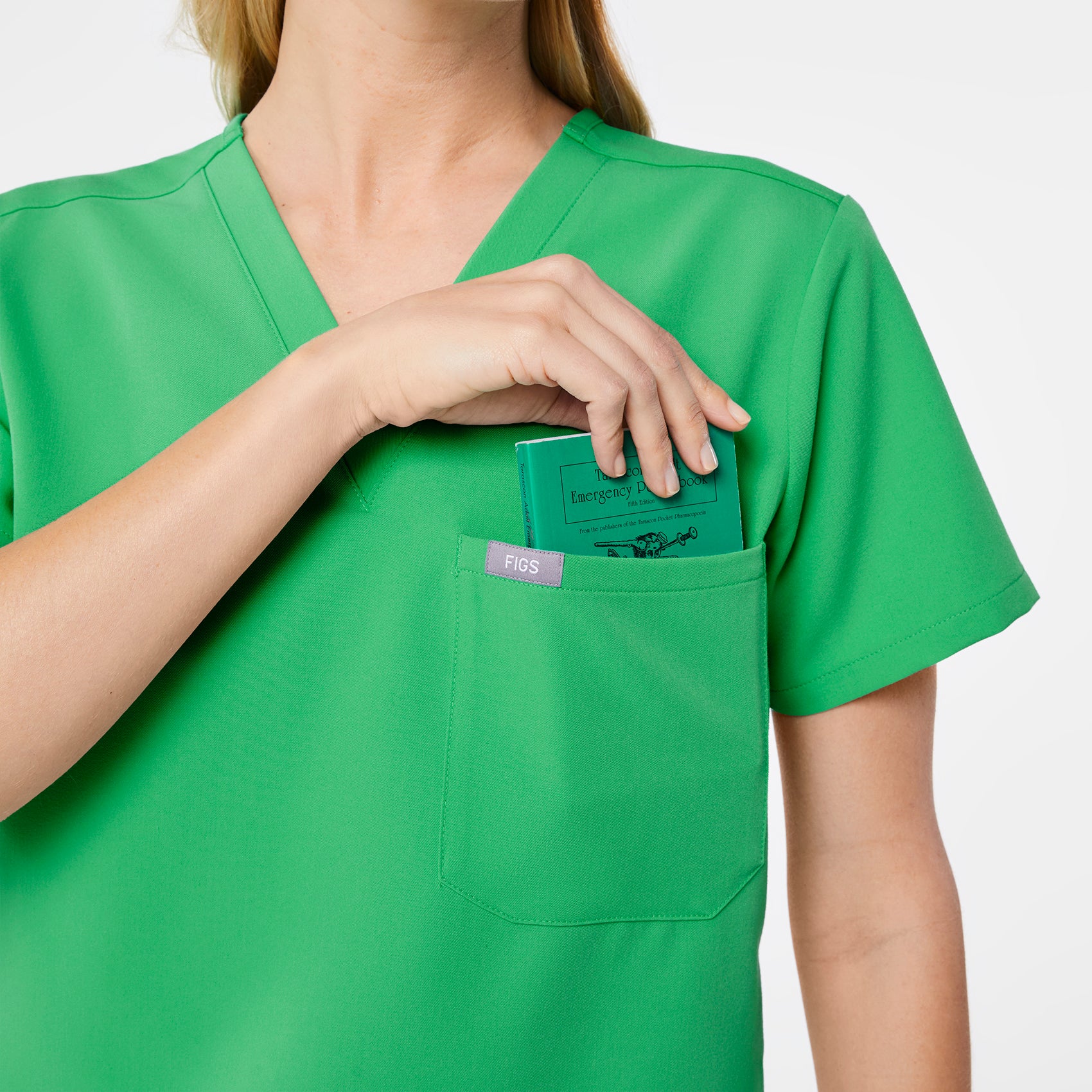 women's Emerald Catarina Petite - One-Pocket Scrub Top⢠- Image 5