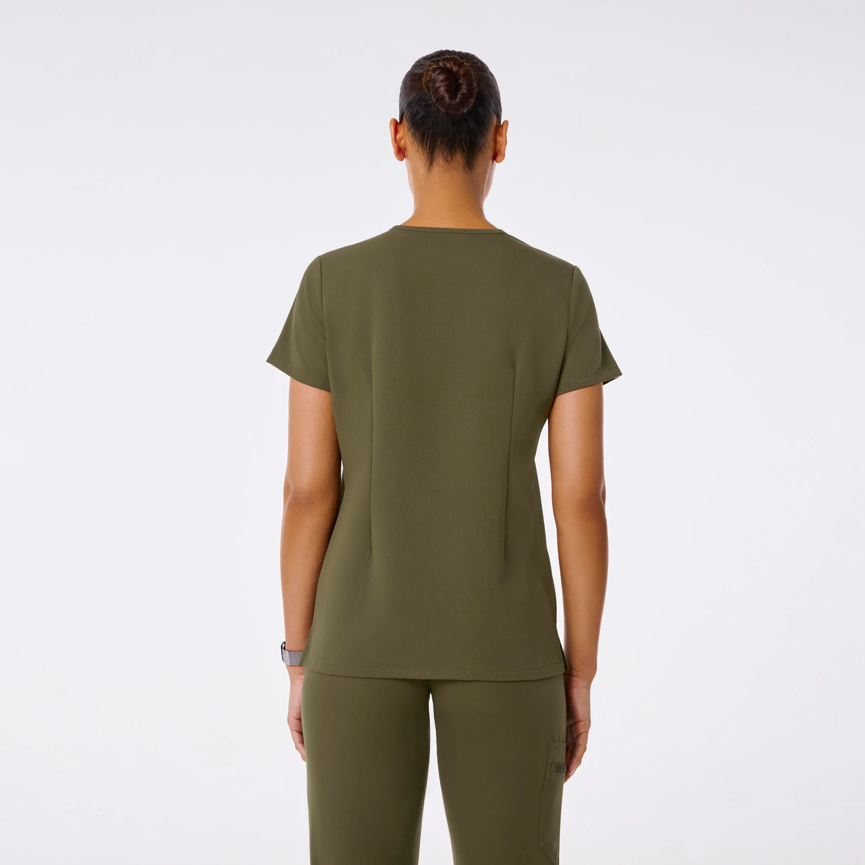 women's Spruce Catarina Petite - One-Pocket Scrub Top™ - Image 4