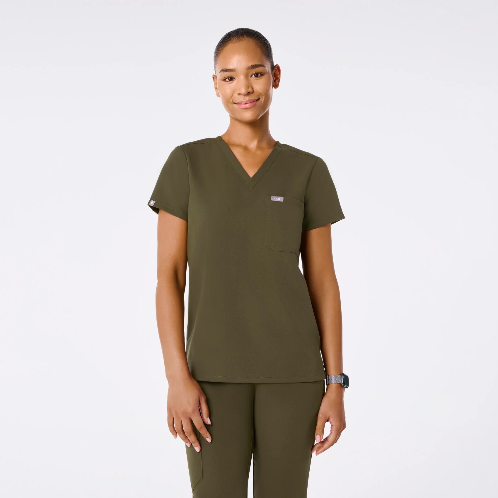 women's Spruce Catarina Petite - One-Pocket Scrub Top™ - Image 5