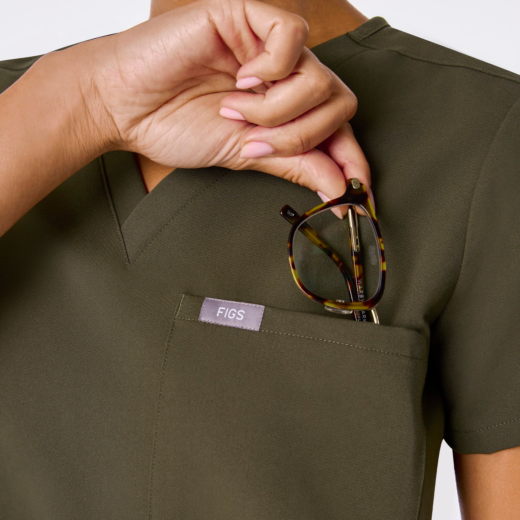 women's Spruce Catarina Petite - One-Pocket Scrub Top™ - Image 7