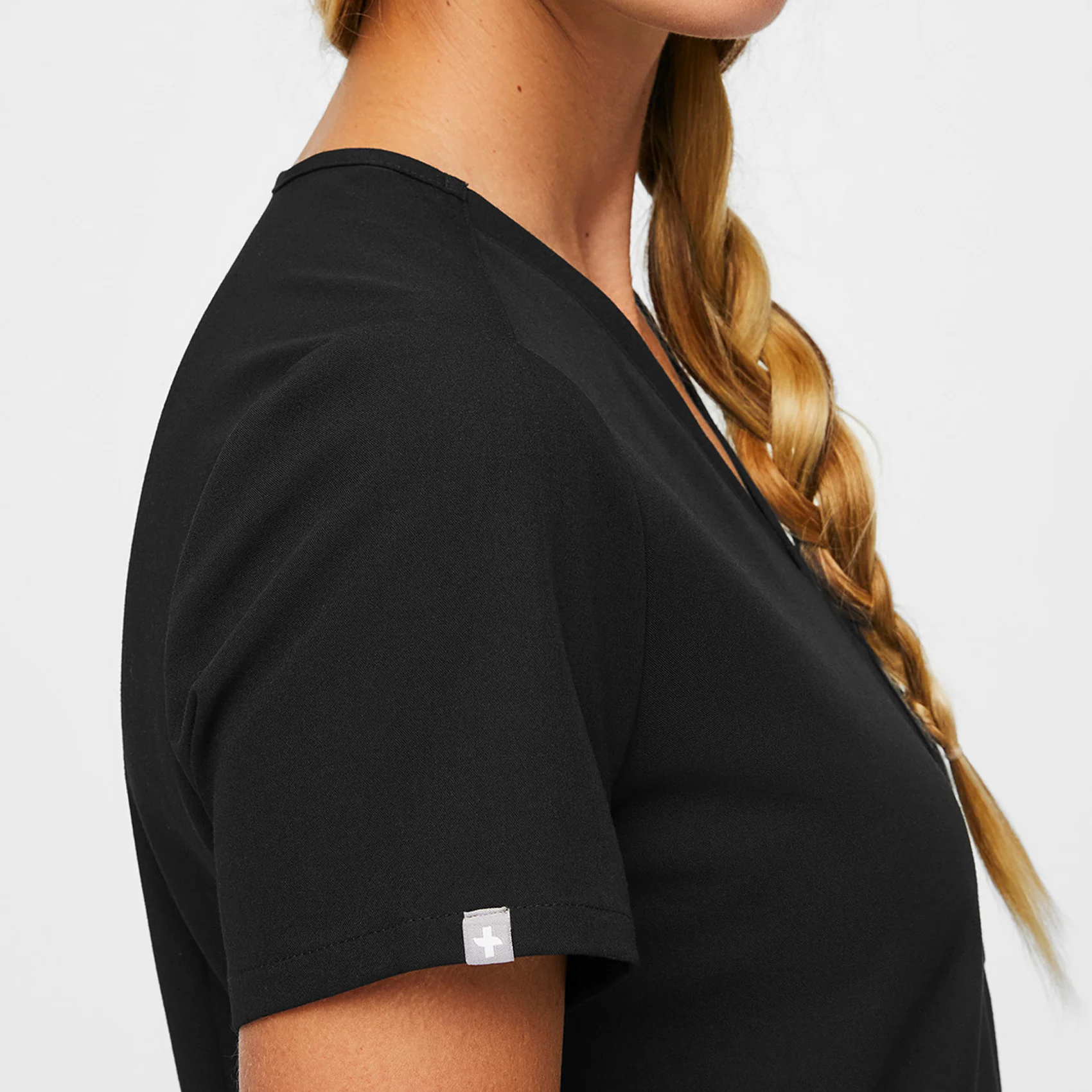 Women's Black Catarina™ - One-Pocket Scrub Top - Image 7