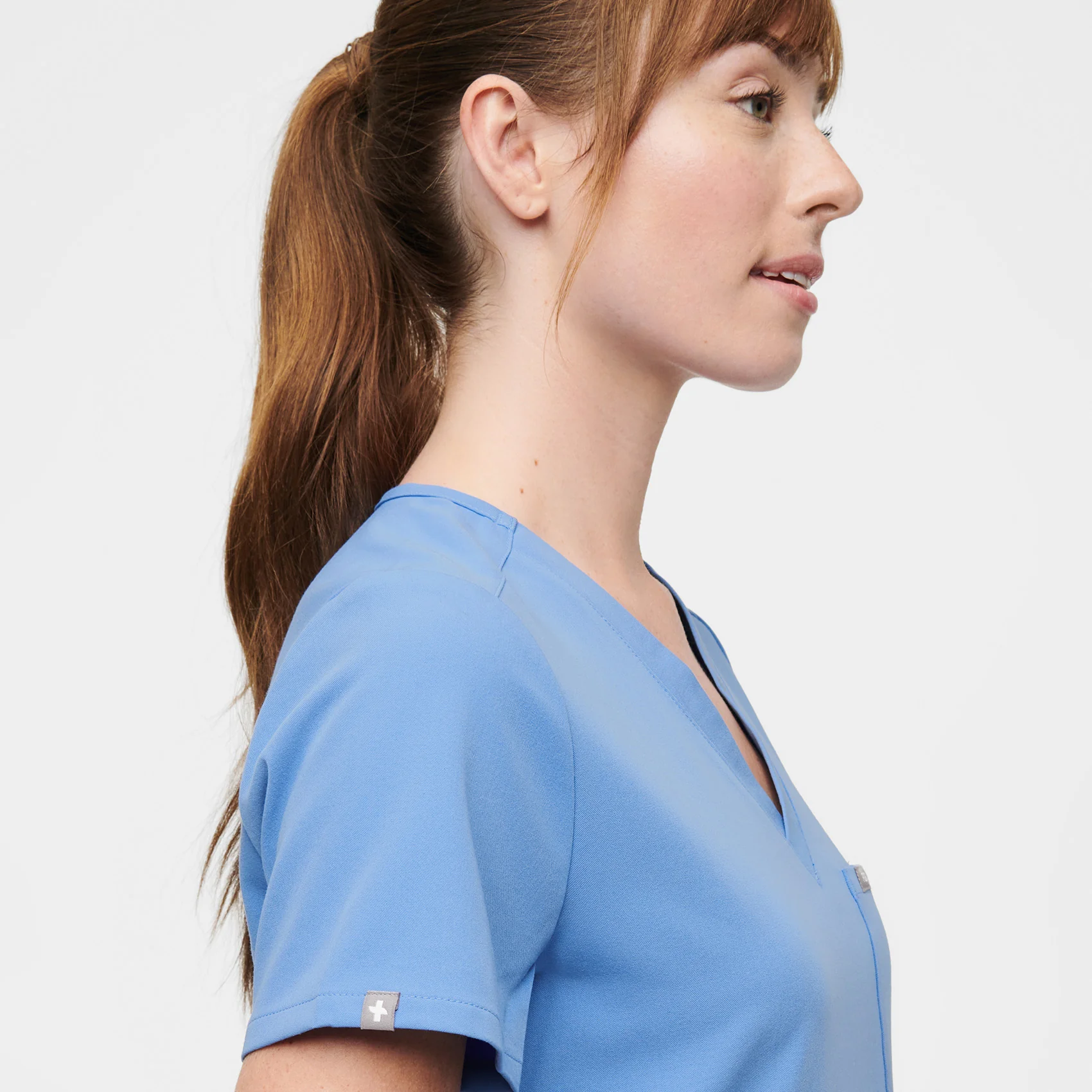 Women's Ceil Blue Catarina™ - One-Pocket Scrub Top - Image 6