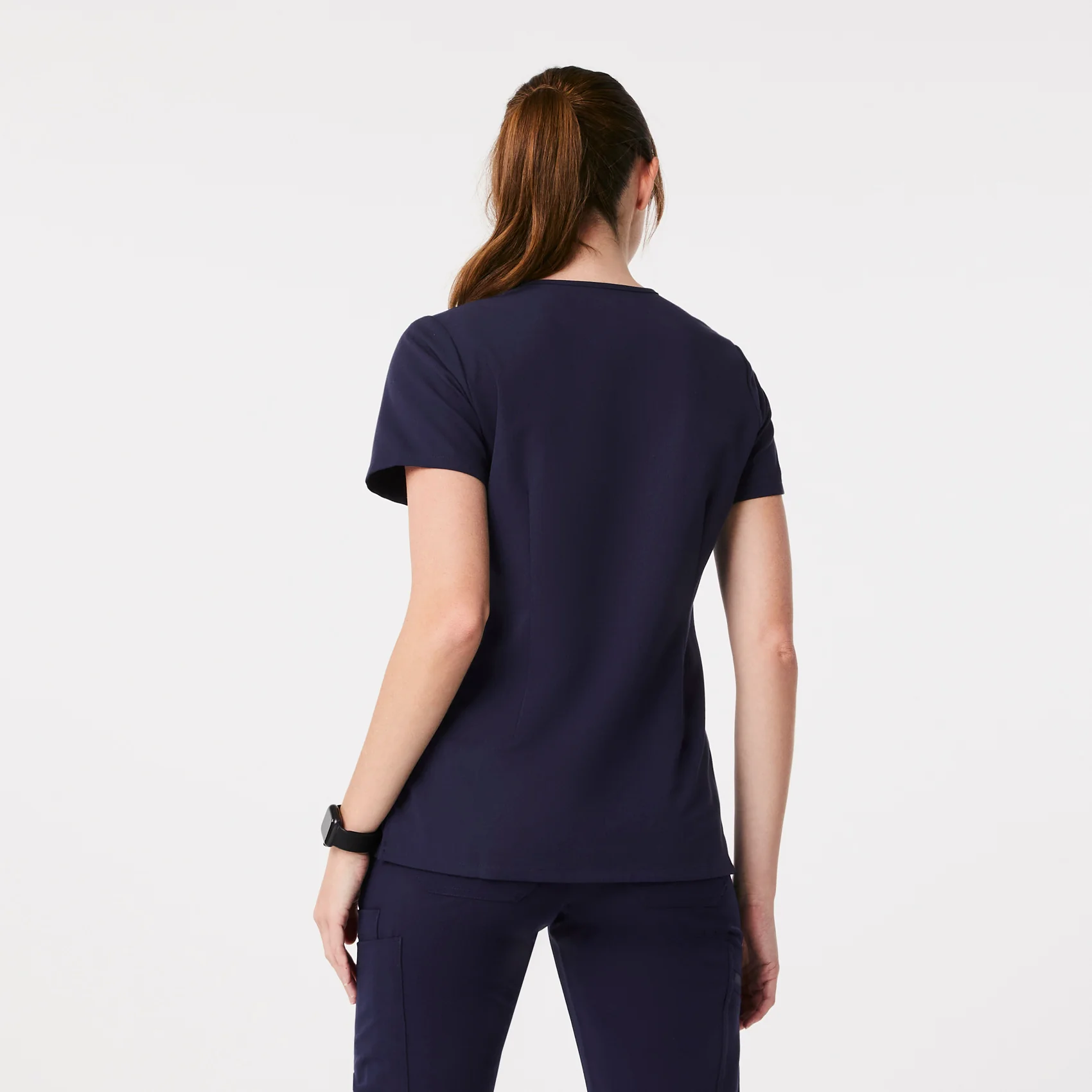 Women's Navy Catarina™ - One-Pocket Scrub Top - Image 4