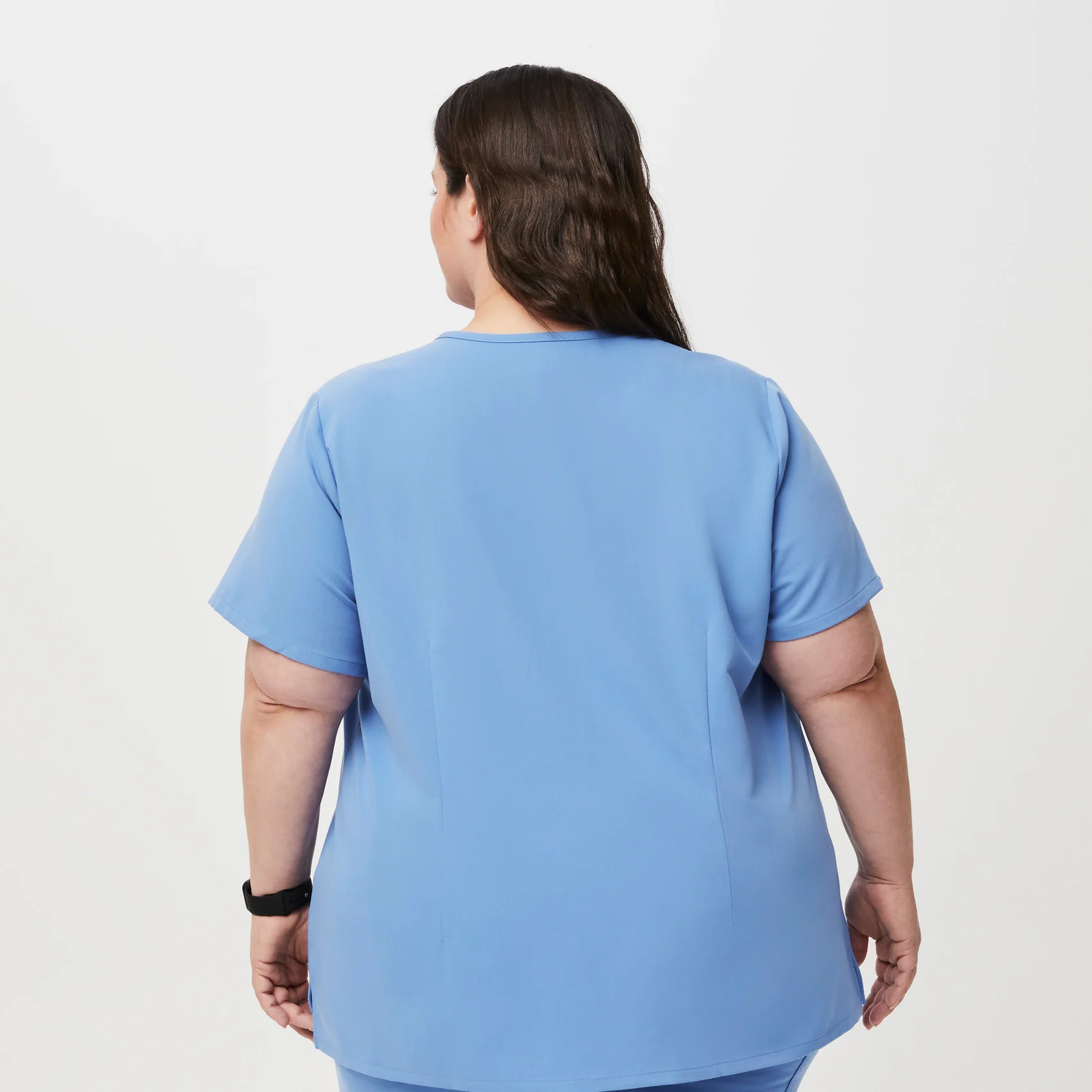 women's Ceil Blue Catarina™- One-Pocket Scrub Top (3XL - 6XL) - Image 4