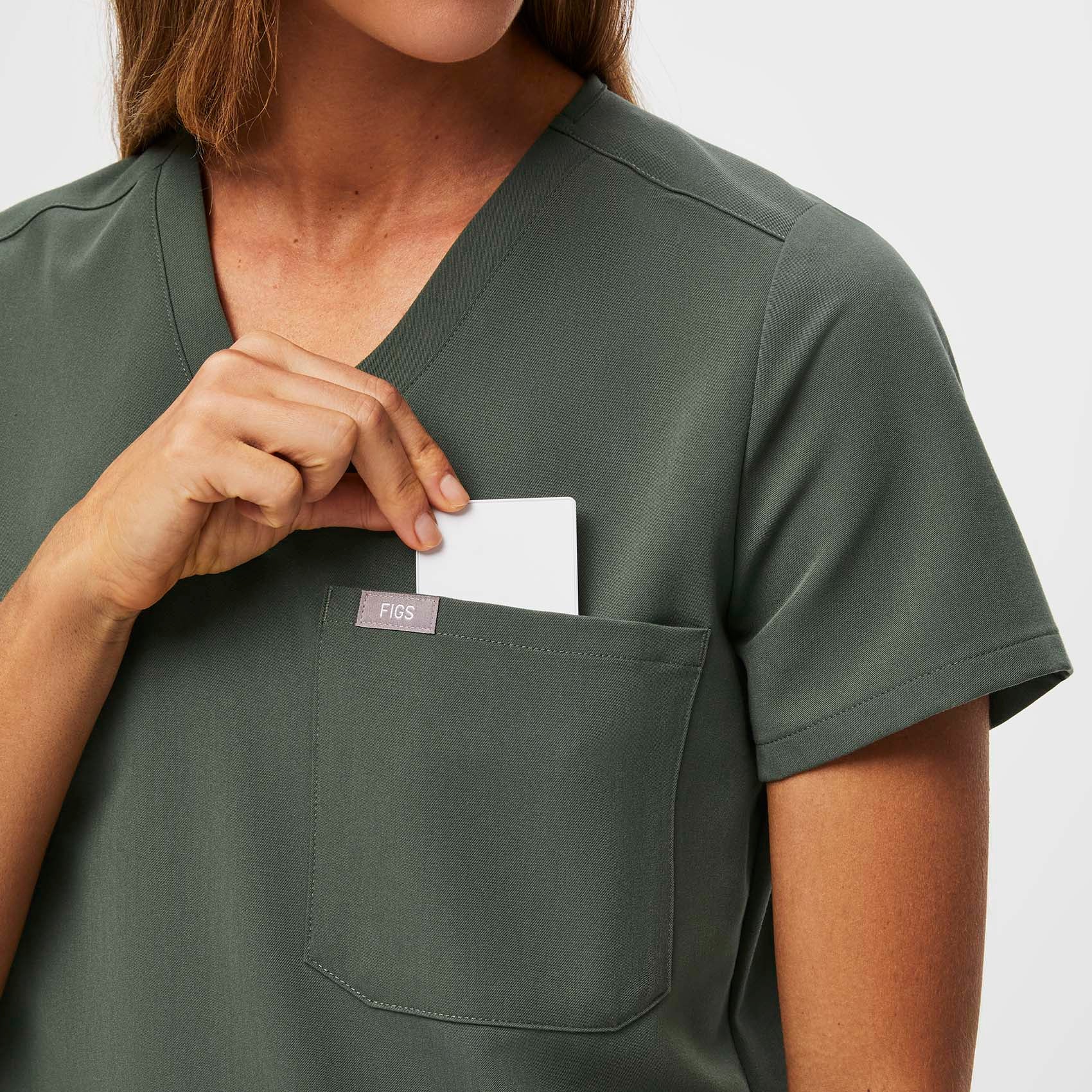 women's Moss Catarina™ - One-Pocket Scrub Top (3XL - 6XL) - Image 4