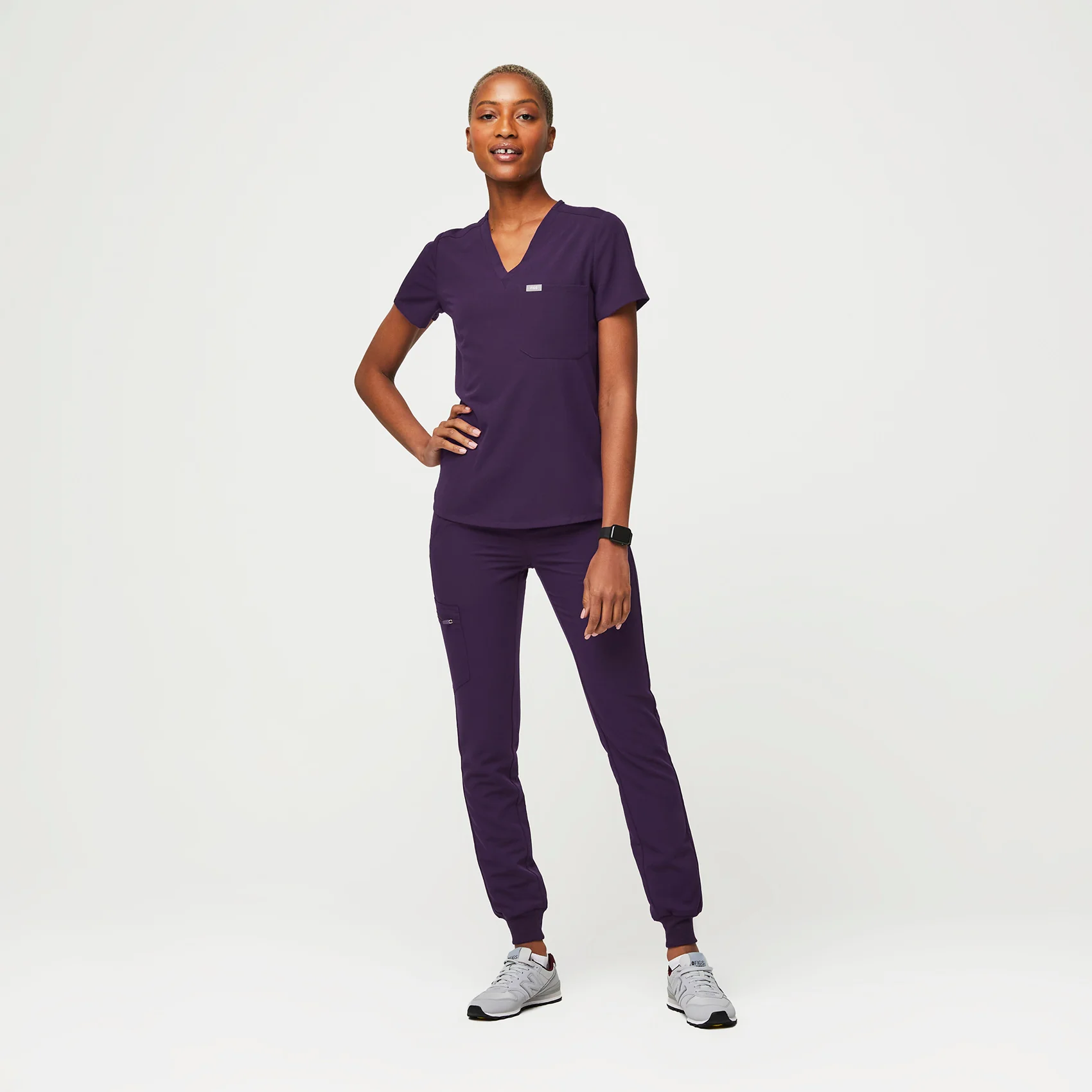 women's Purple Jam Catarina™- One-Pocket Scrub Top (3XL - 6XL) - Image 2