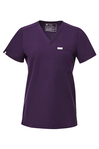 women's Purple Jam Catarina™- One-Pocket Scrub Top (3XL - 6XL) - Image 7