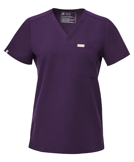 women's Purple Jam Catarina⢠- One-Pocket Scrub Top - Image 11
