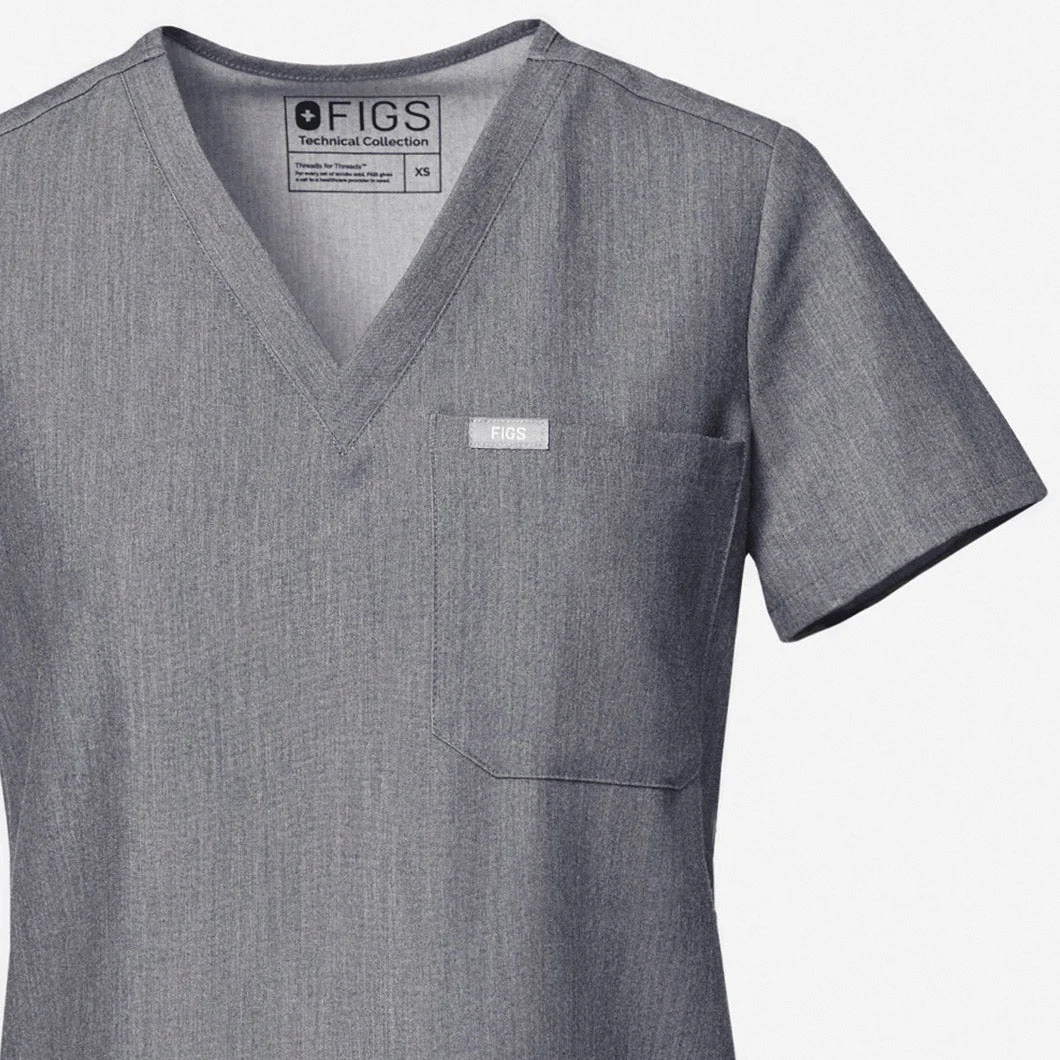 women's Surgical Green Catarina Petite - One-Pocket Scrub Top™ - Image 10