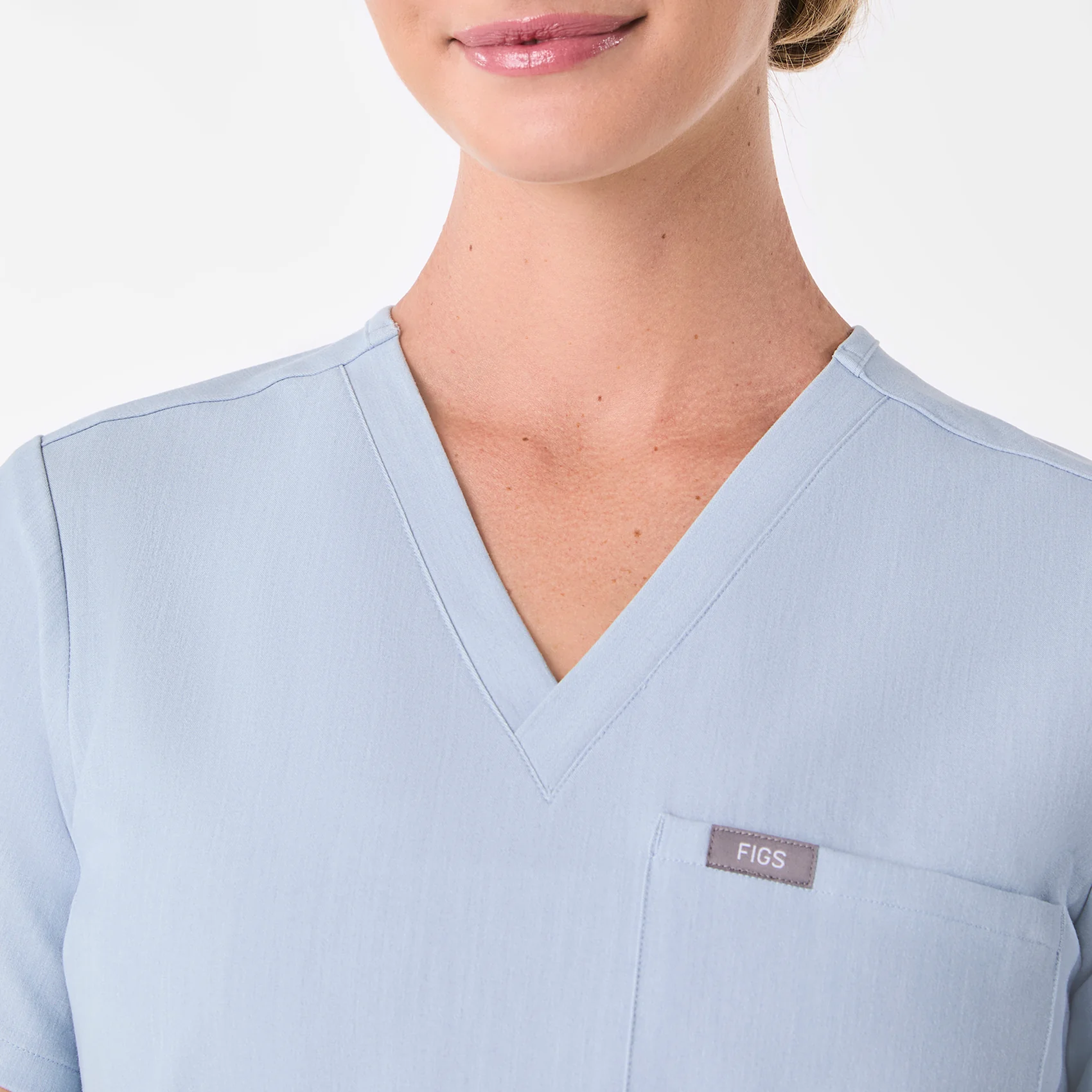 women's Chambray Catarina - One-Pocket Scrub Top™ - Image 5