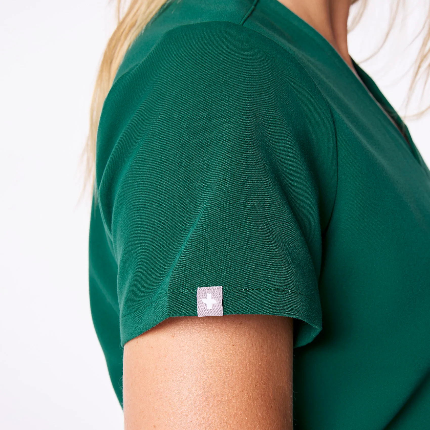 women's Hunter Green Catarina - One-Pocket Scrub Top™ - Image 8