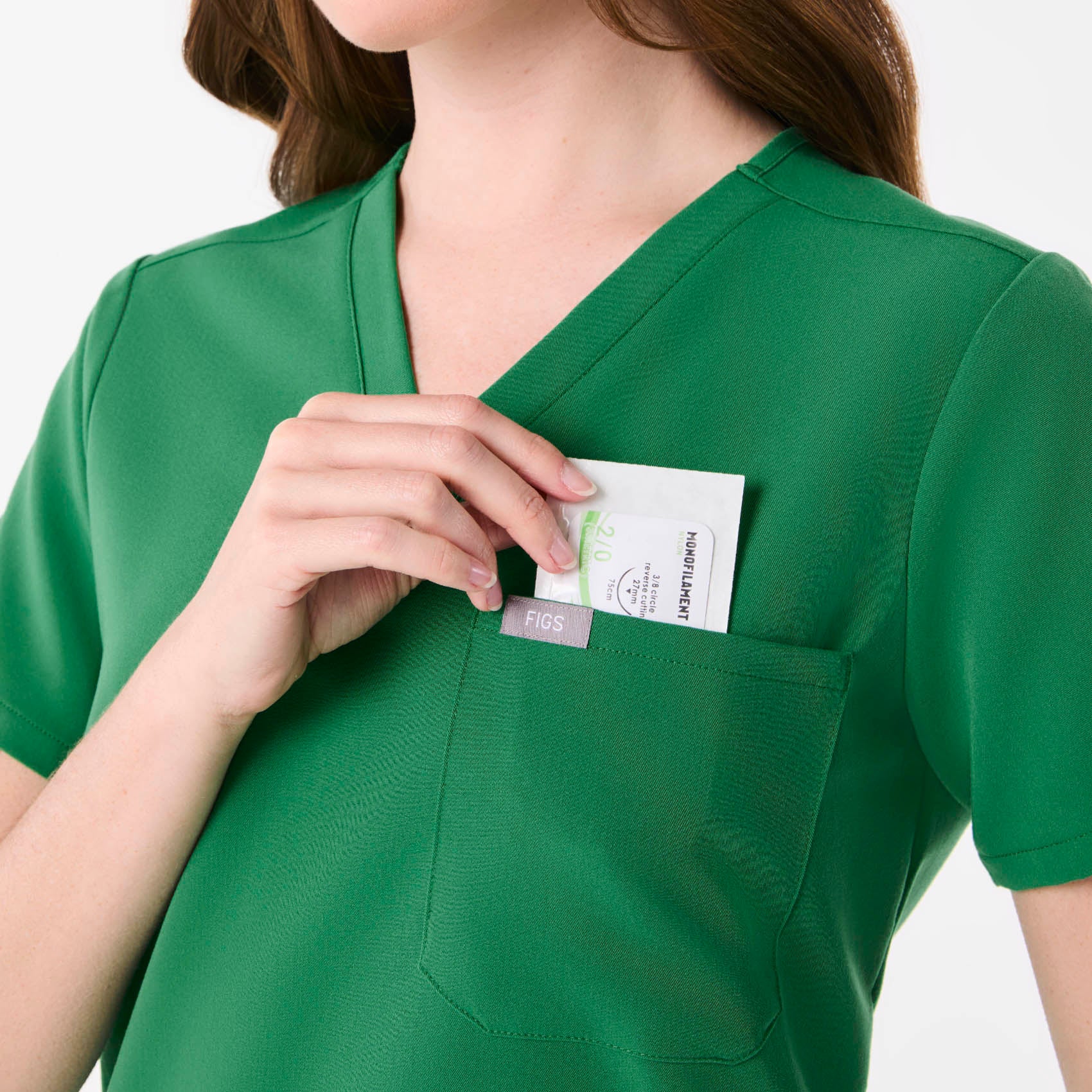women's Indocyanine Green Catarina - One-Pocket Scrub Top™ - Image 5