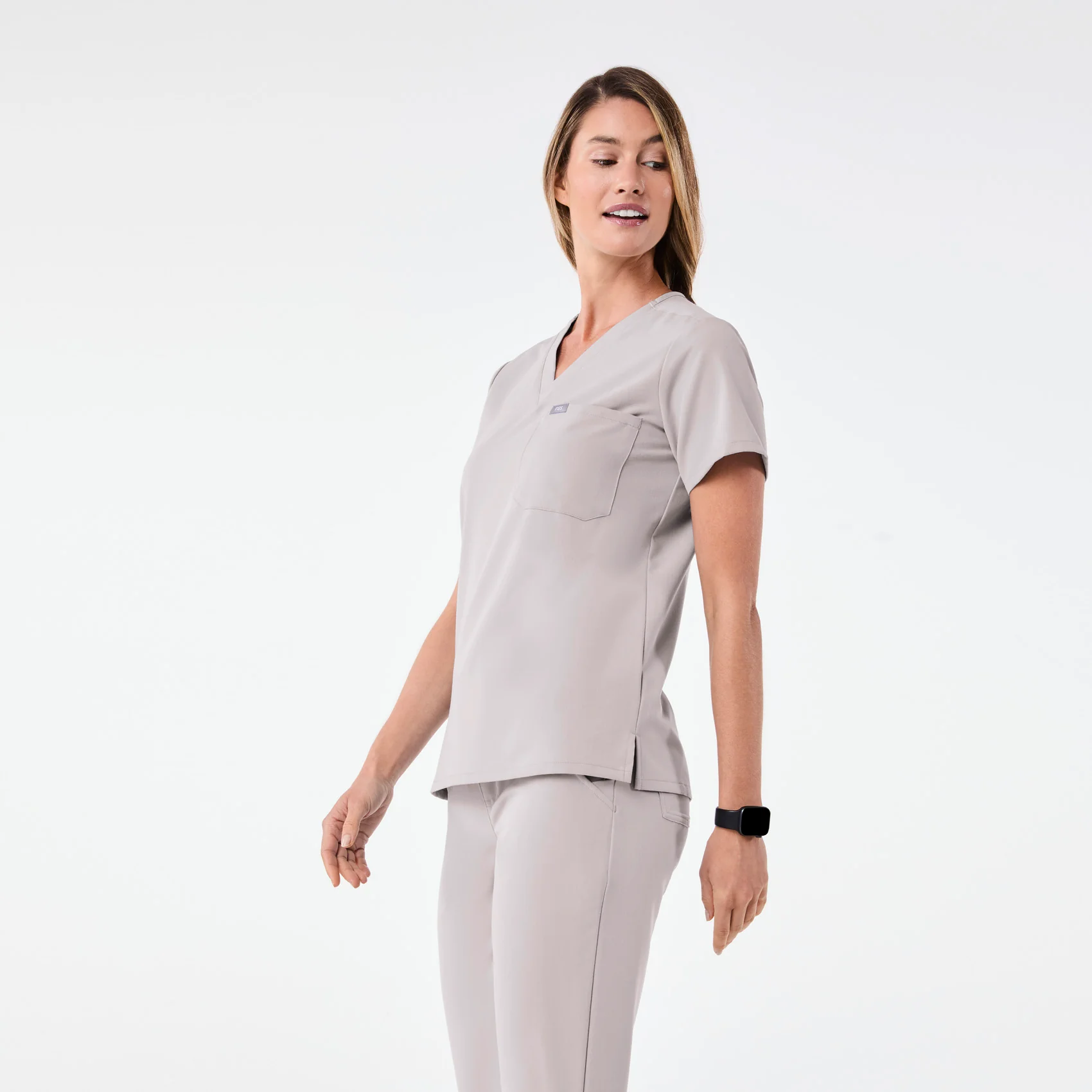 women's Slate Catarina - One-Pocket Scrub Top™ - Image 3