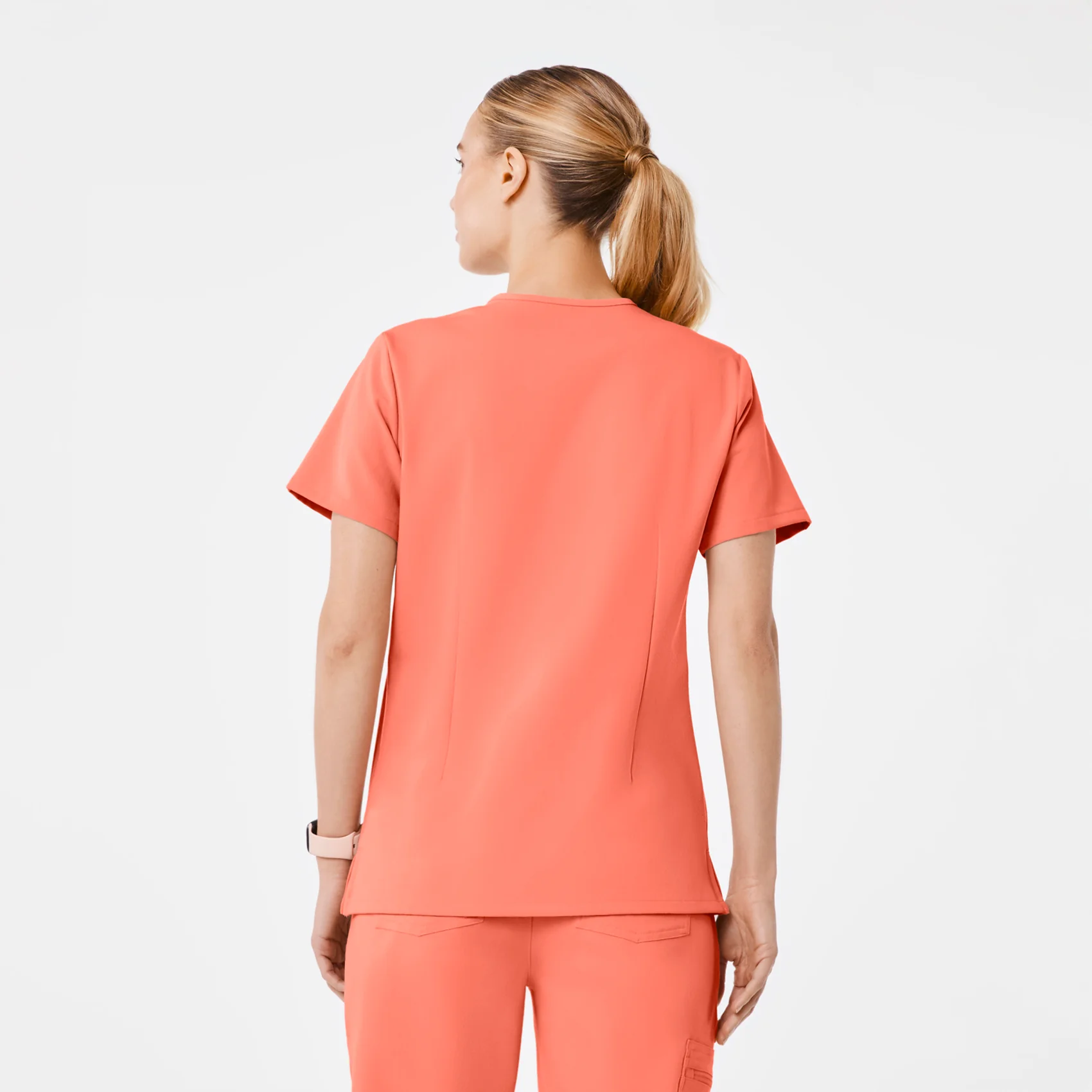 women's Sunset Drift Catarina - One-Pocket Scrub Top⢠- Image 4