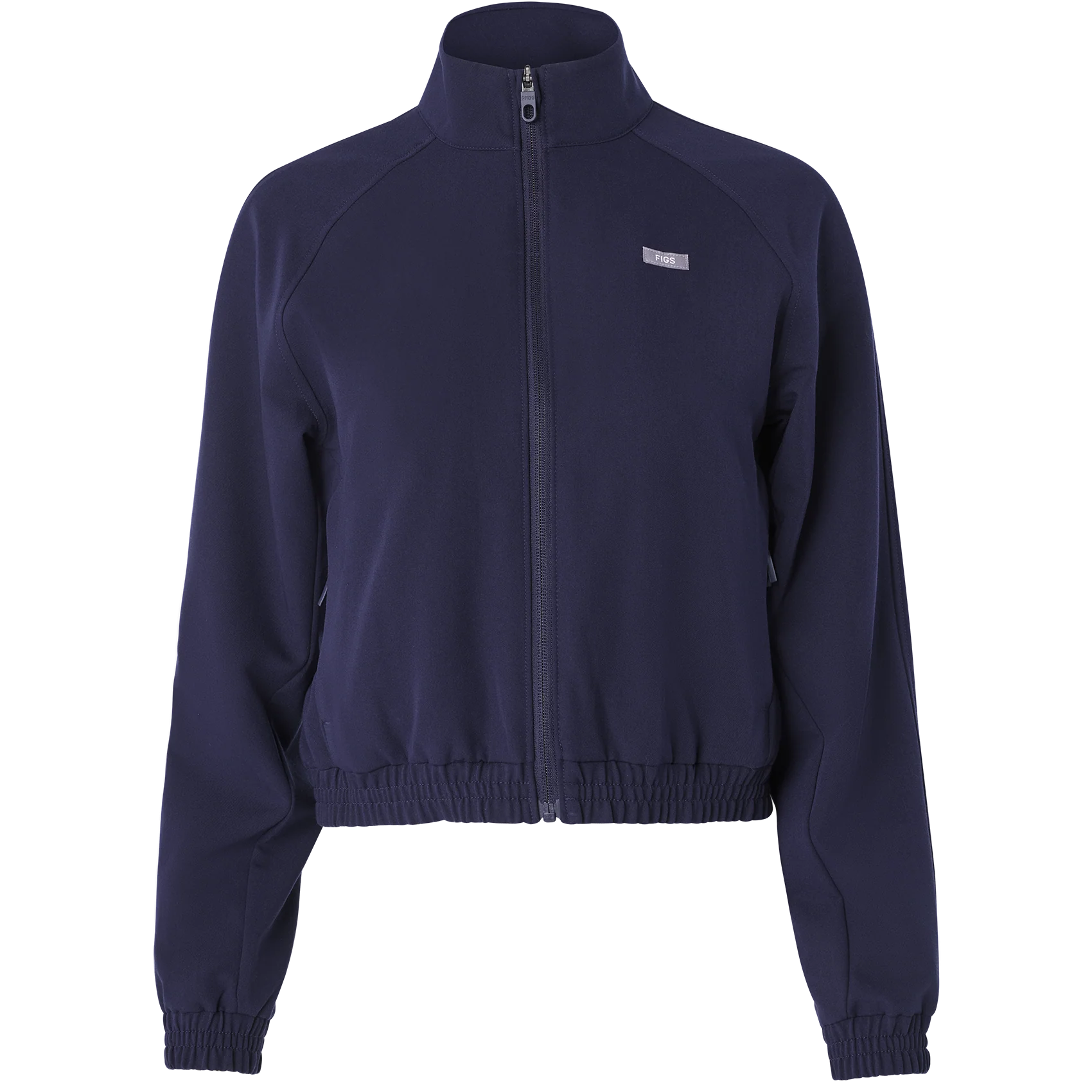 women's Navy Cropped Sydney - Scrub Jacket - Image 10