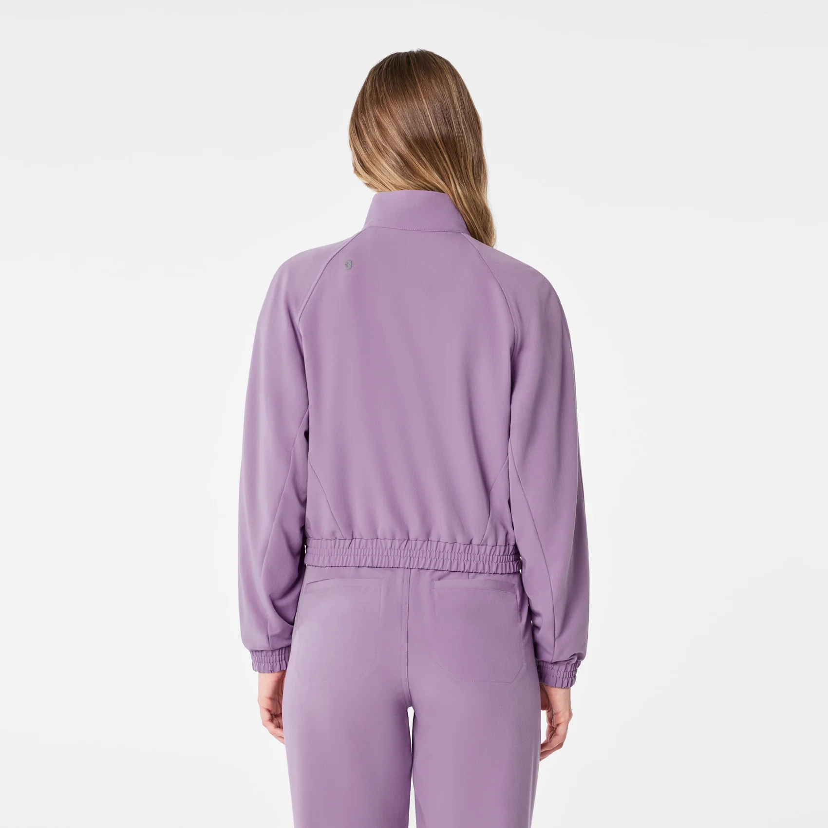 women's Purple Haze Cropped Sydney - Scrub Jacket - Image 4
