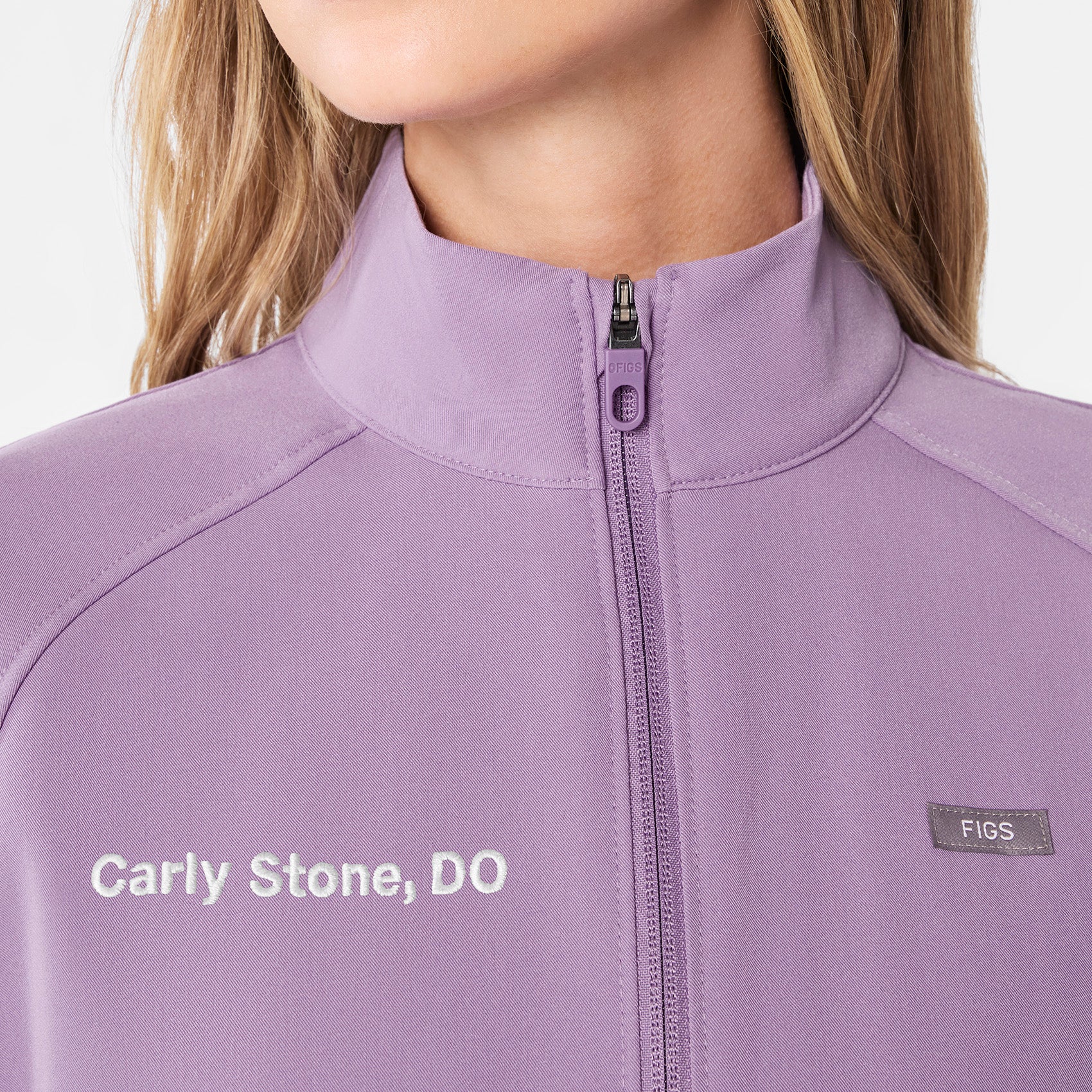 women's Purple Haze Cropped Sydney - Scrub Jacket - Image 5
