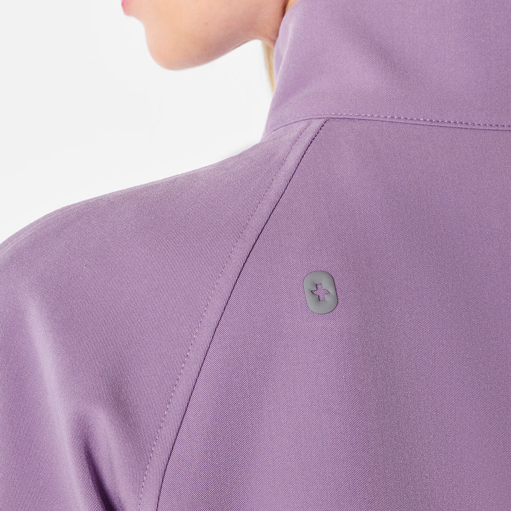 women's Purple Haze Cropped Sydney - Scrub Jacket - Image 6