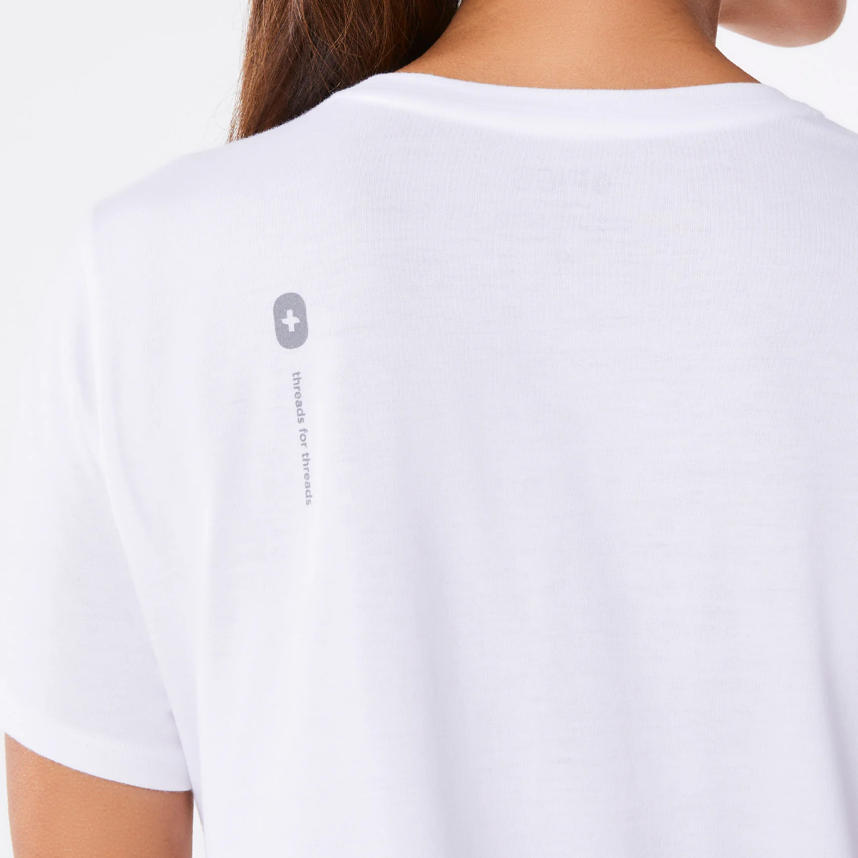women's White Dentist Supersoft - Shortsleeve Underscrub - Image 5