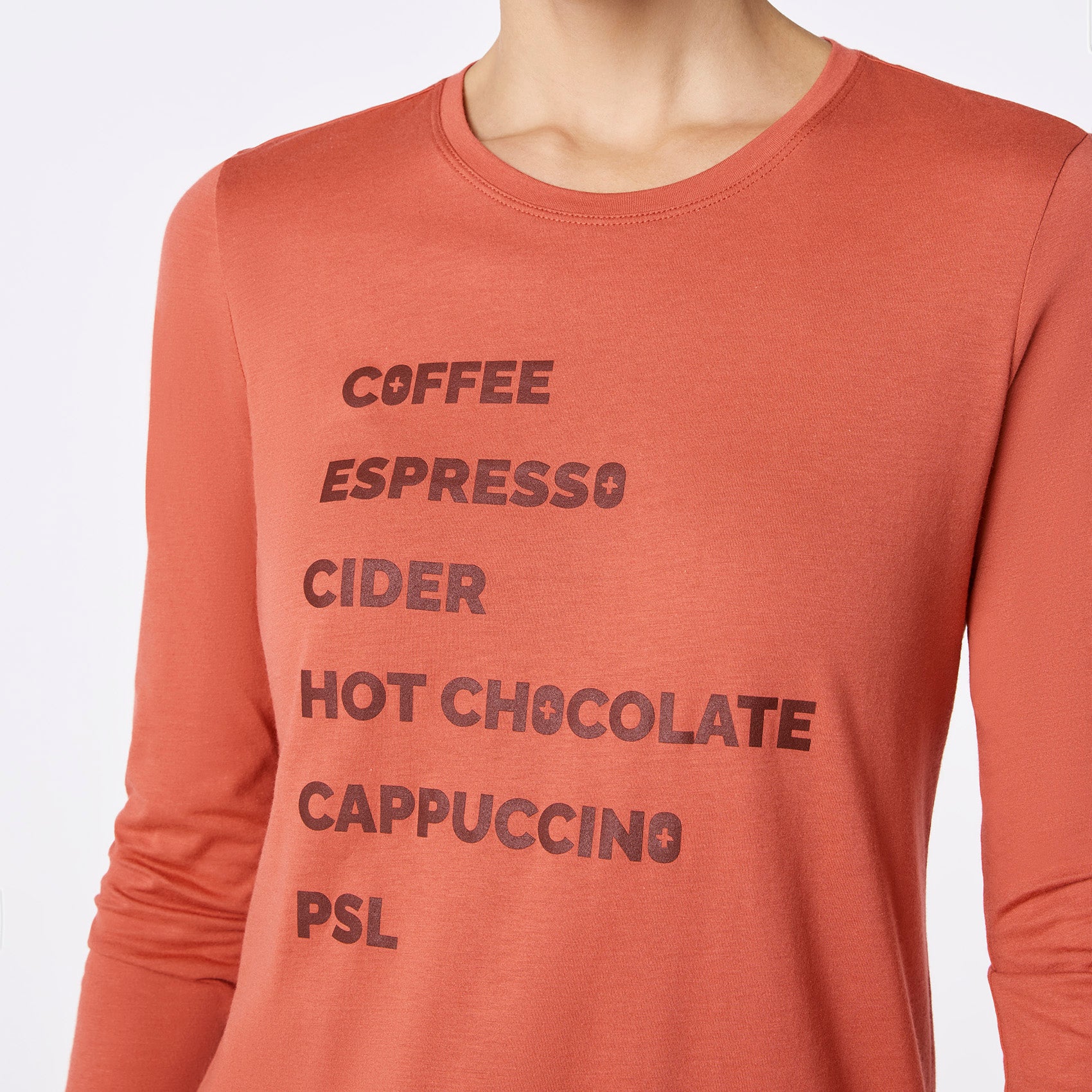 women's Spiced Cider Fall Brews Supersoft - Longsleeve Underscrub - Image 2