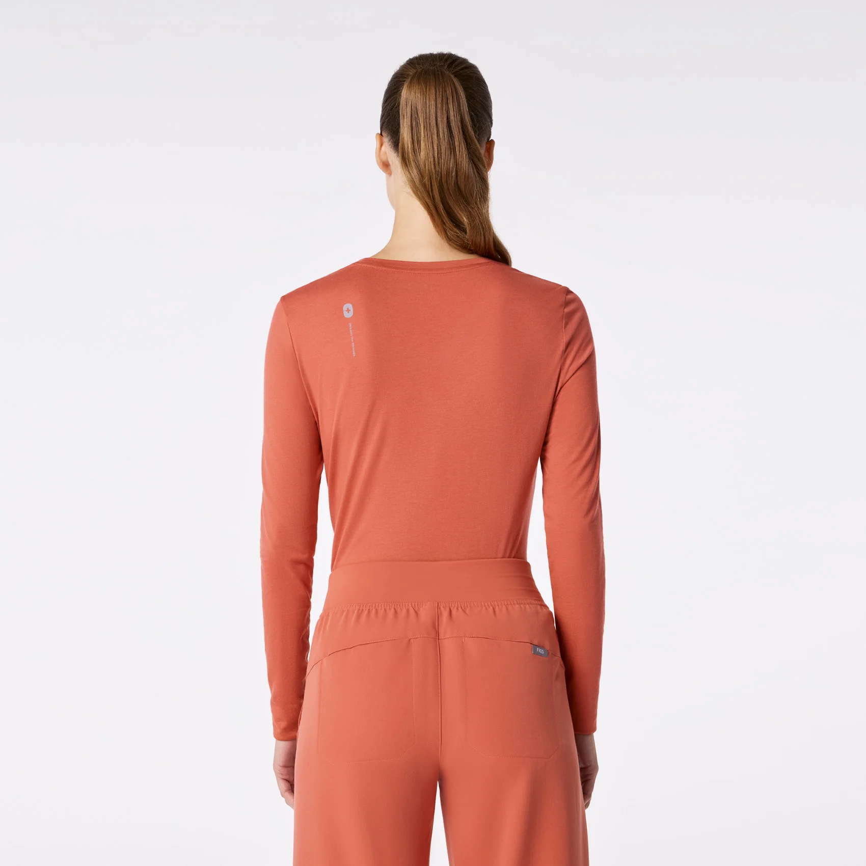 women's Spiced Cider Fall Brews Supersoft - Longsleeve Underscrub - Image 5