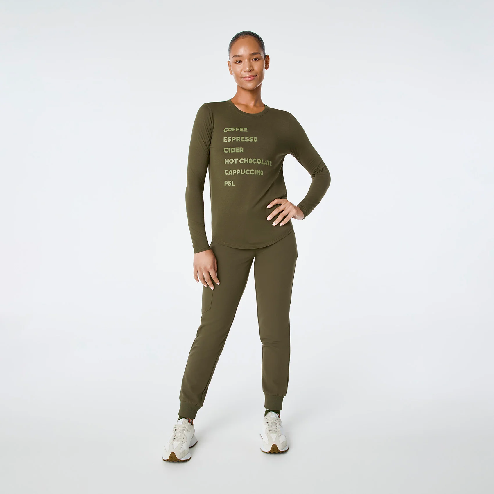 women's Spruce Fall Brews Supersoft - Longsleeve Underscrub - Image 3