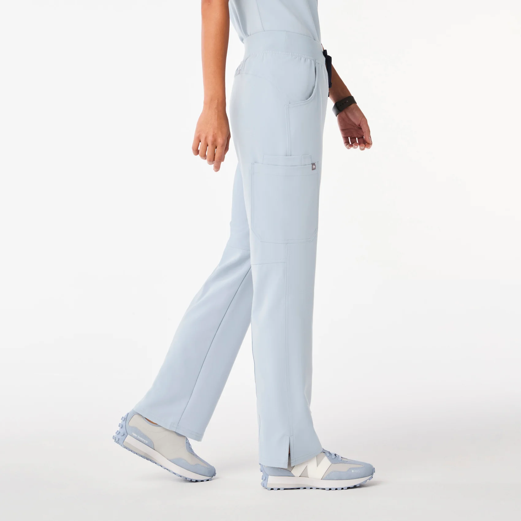 women's Dusty Blue Kade - Cargo Scrub Pant™ - Image 3