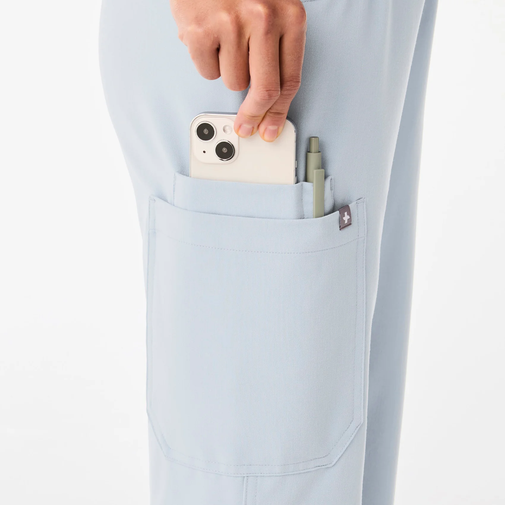 women's Dusty Blue Kade - Cargo Scrub Pant™ - Image 6