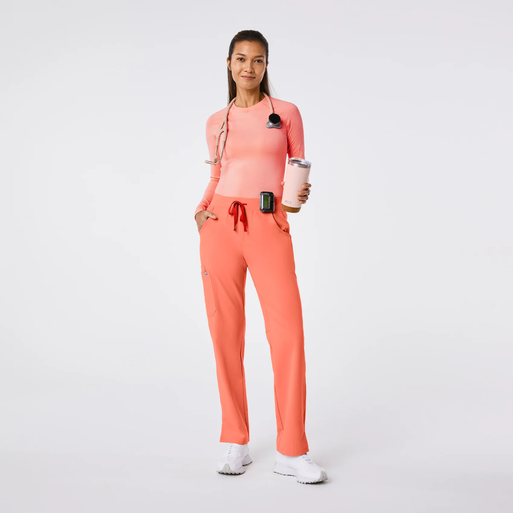 women's Sunset Drift Kade - Tall Cargo Scrub Pant™ - Image 2