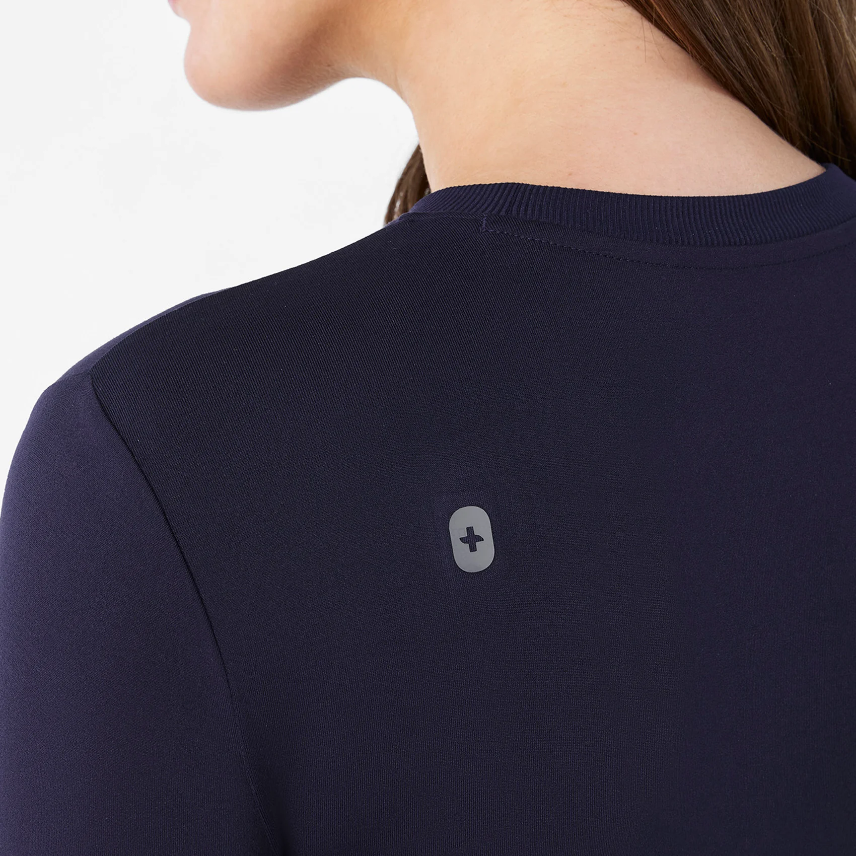 women's Navy Maternity - Longsleeve Underscrub - Image 7